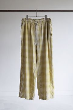 RAYON EASY SLACKS/YELLOW