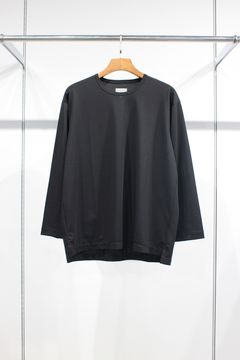 HIGH-GAUGE T/C TEE | BLACK | カットソー
