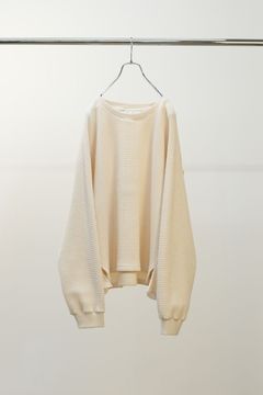 HEAVY WAFFLE OVER LS | IVORY | ヘビーワッフル