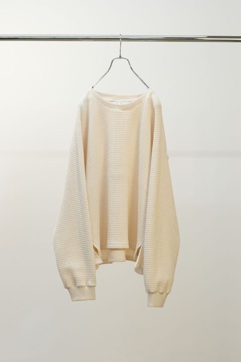 HEAVY WAFFLE OVER LS | IVORY | ヘビーワッフル