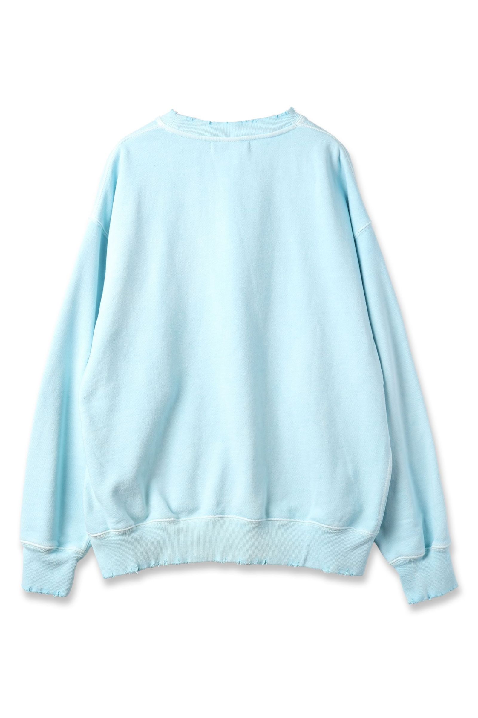 J LOGO DAMEGE SWEAT CREW | SAX | スウェット