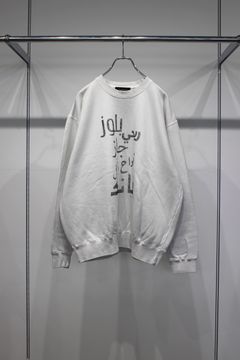 Arabic Black Music Sweat | WHITE | スウェット