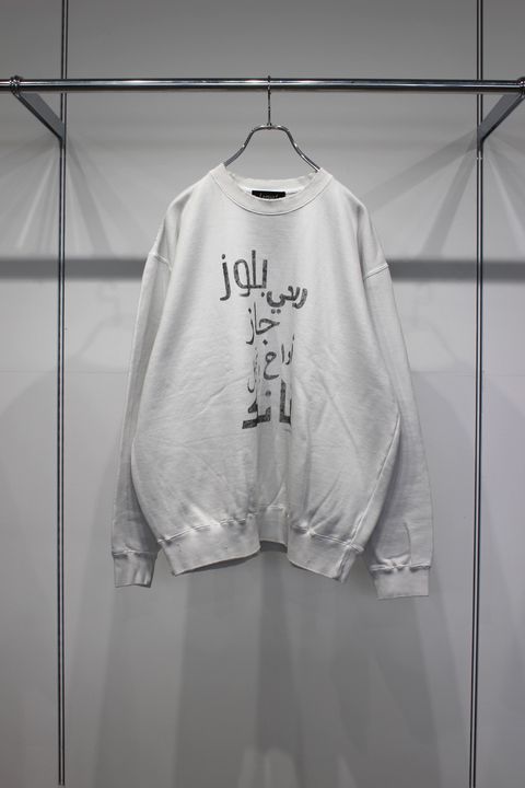 Arabic Black Music Sweat | WHITE | スウェット