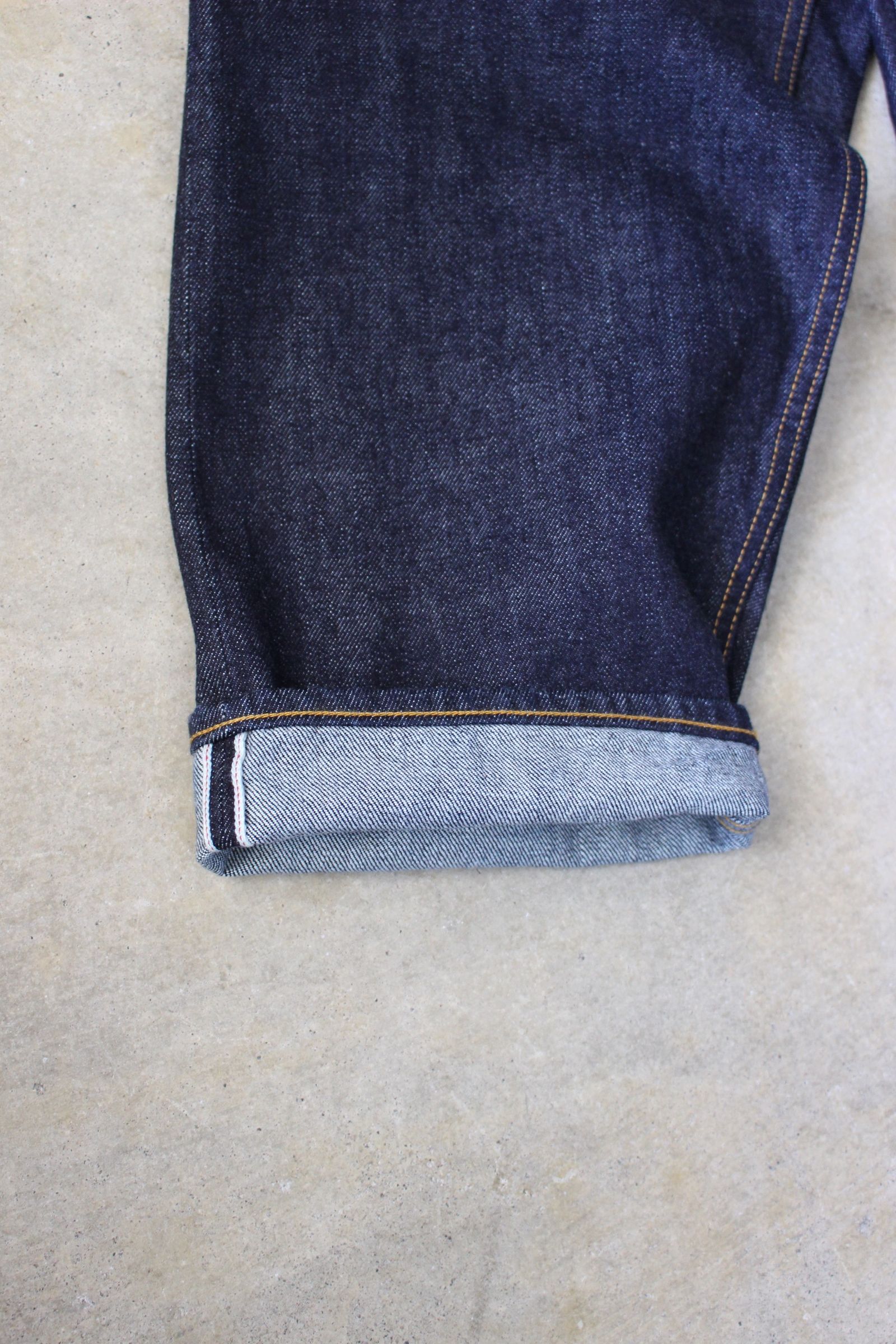 【別注】SELVEDGE TAPERED 5P DENIM PANTS/INDIGO