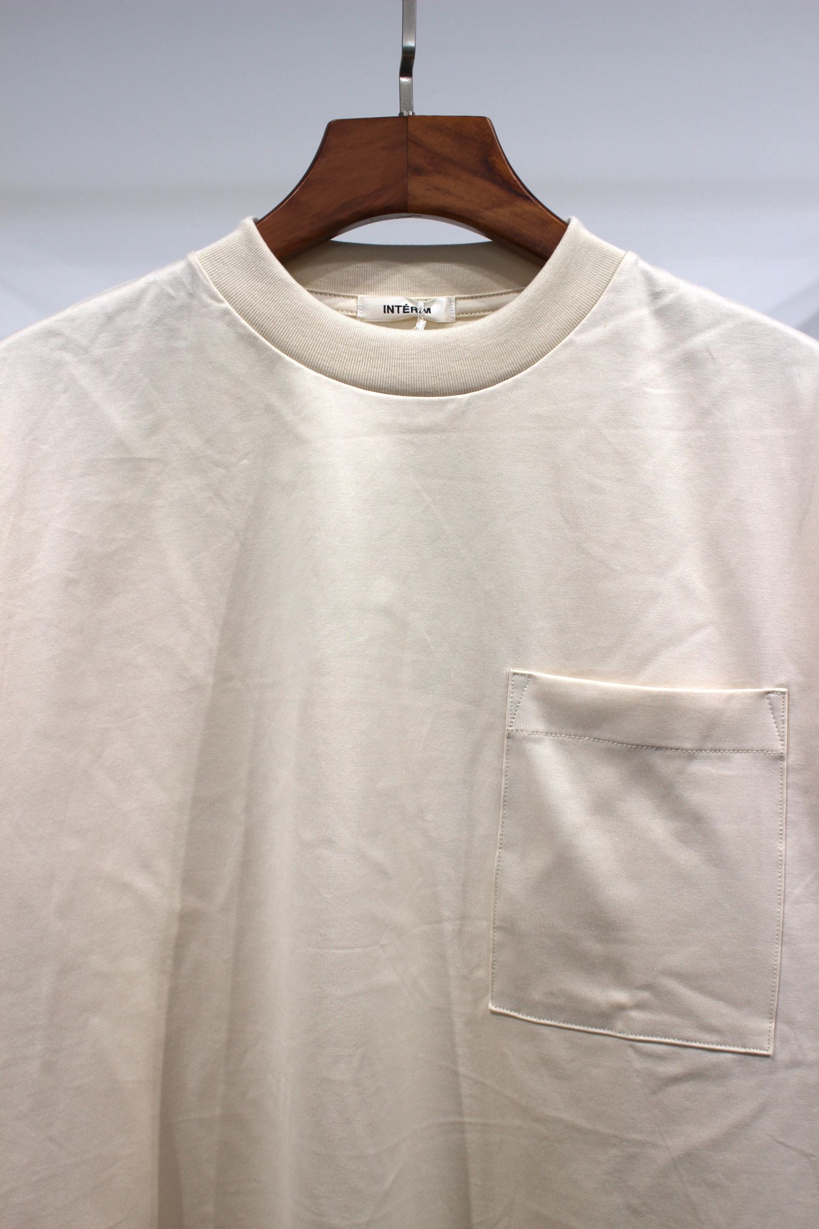 LONG STAPLE AUSTRALIAN COTTON HYPER BIG T-SHIRT/L.BEIGE