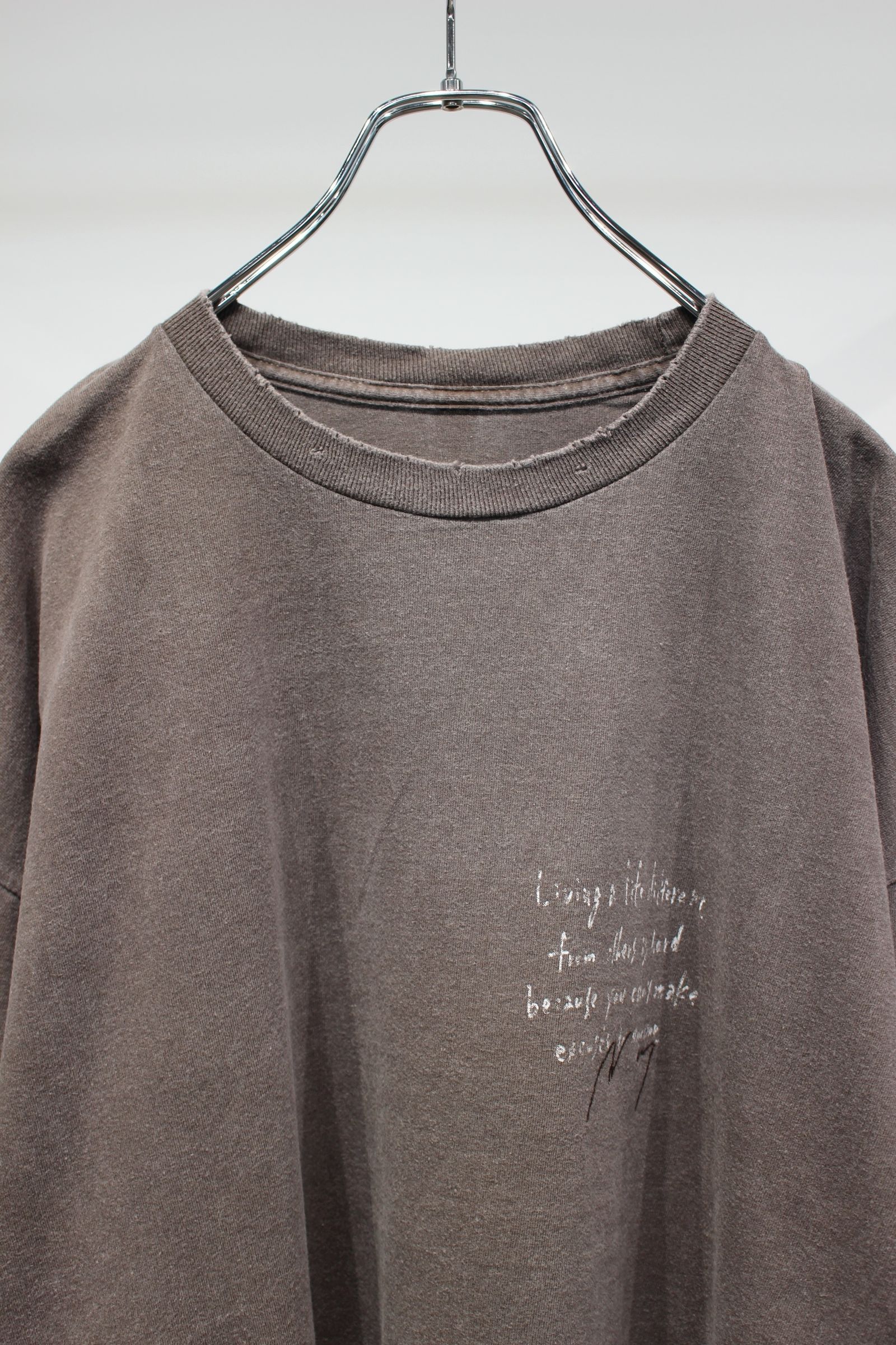 MASSAGE L/S T-SHIRT | BROWN | カットソー