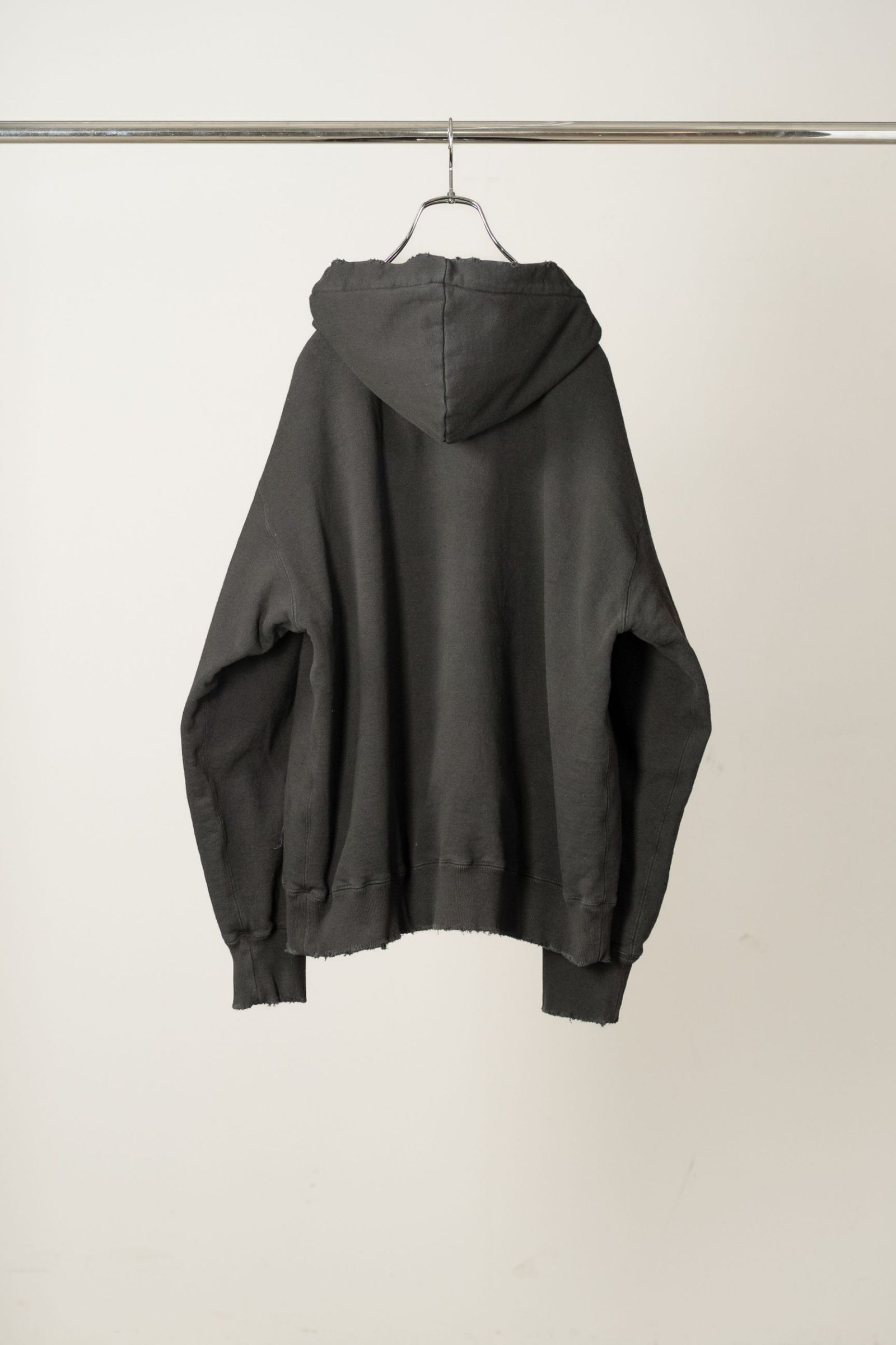 ZIP UP HOODIE | BLACK | ジップフーディー