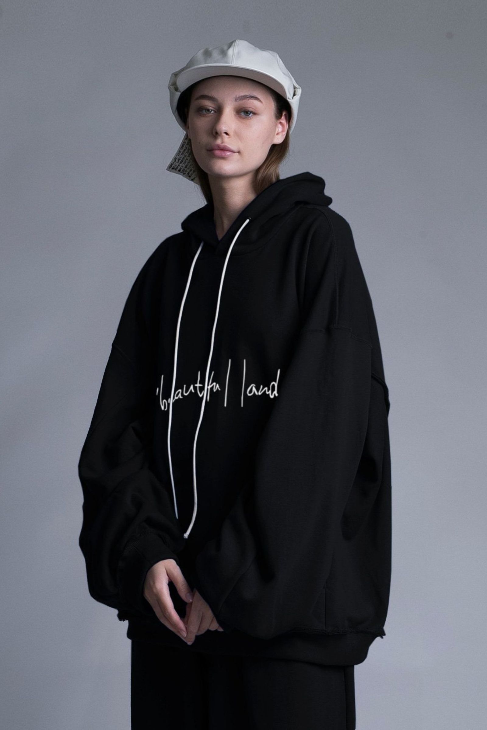 my beautiful landlet - URAKE SWEAT HOODIE/BLACK | NapsNote