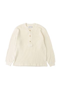 HENRY NECK L/S T-SHIRTS | IVORY | カットソー