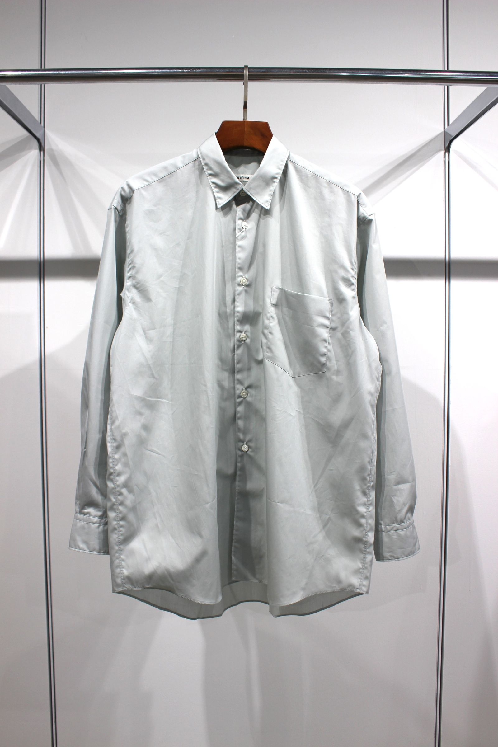 200/2 SUPIMA BROAD REGULAR COLLAR SHIRT/L.MINT