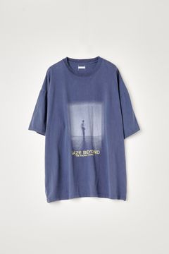 LOOSE FIT PRINT TEE : WE ARE ALL ALONE | BLUE | カットソー