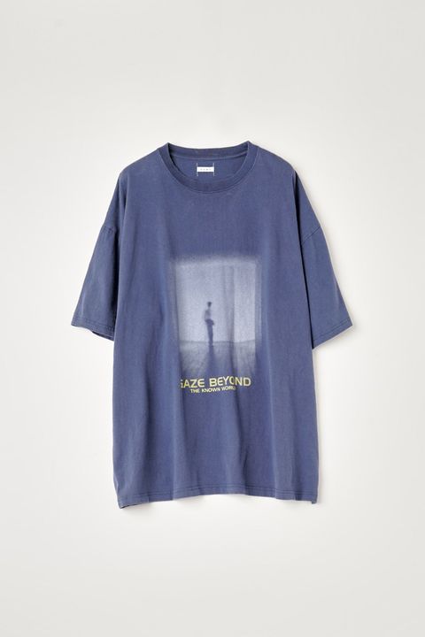 LOOSE FIT PRINT TEE : WE ARE ALL ALONE | BLUE | カットソー