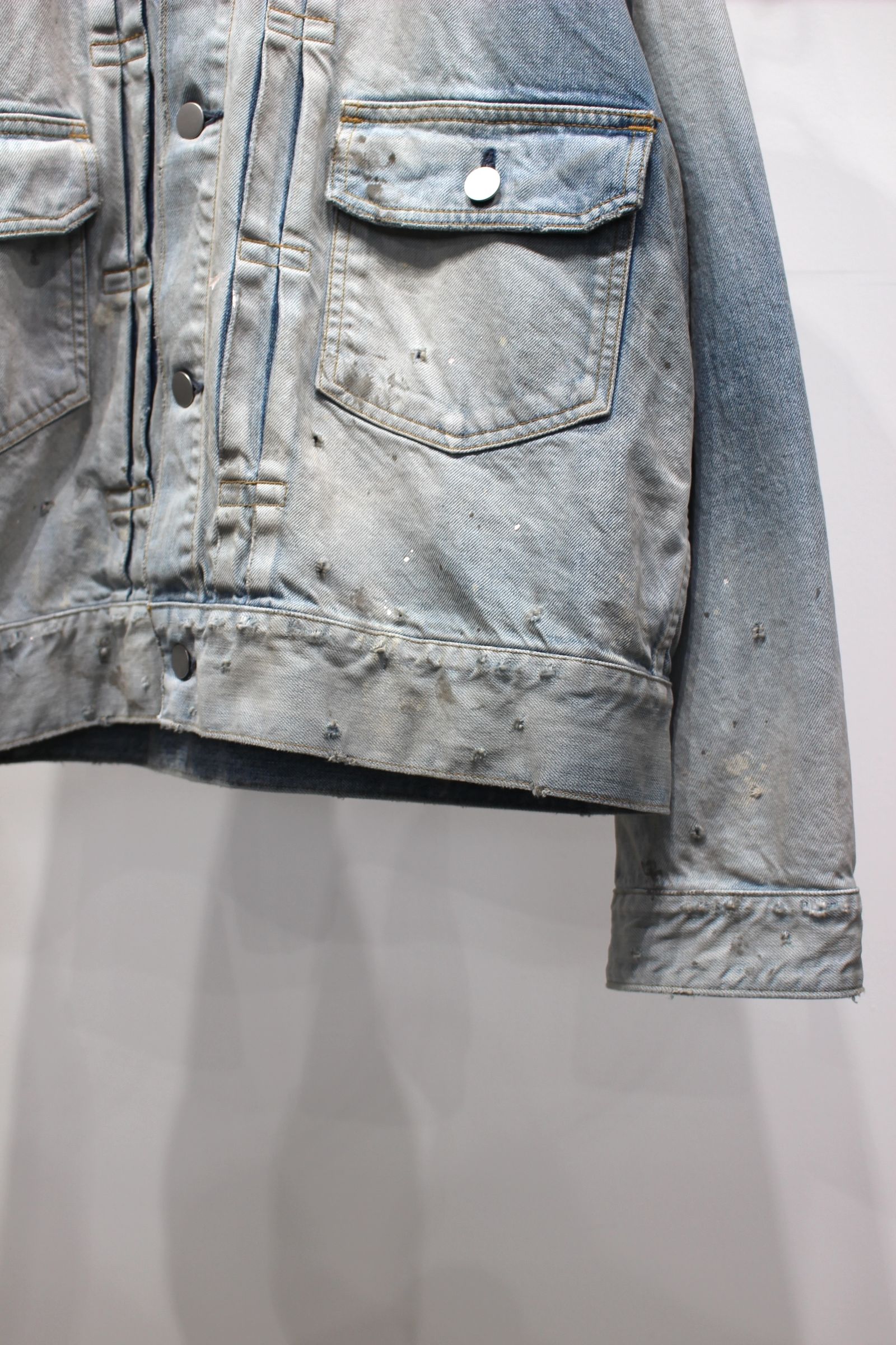 [ラスト1点] AGING DENIM JACKET | L.INDIGO | デニムジャケット