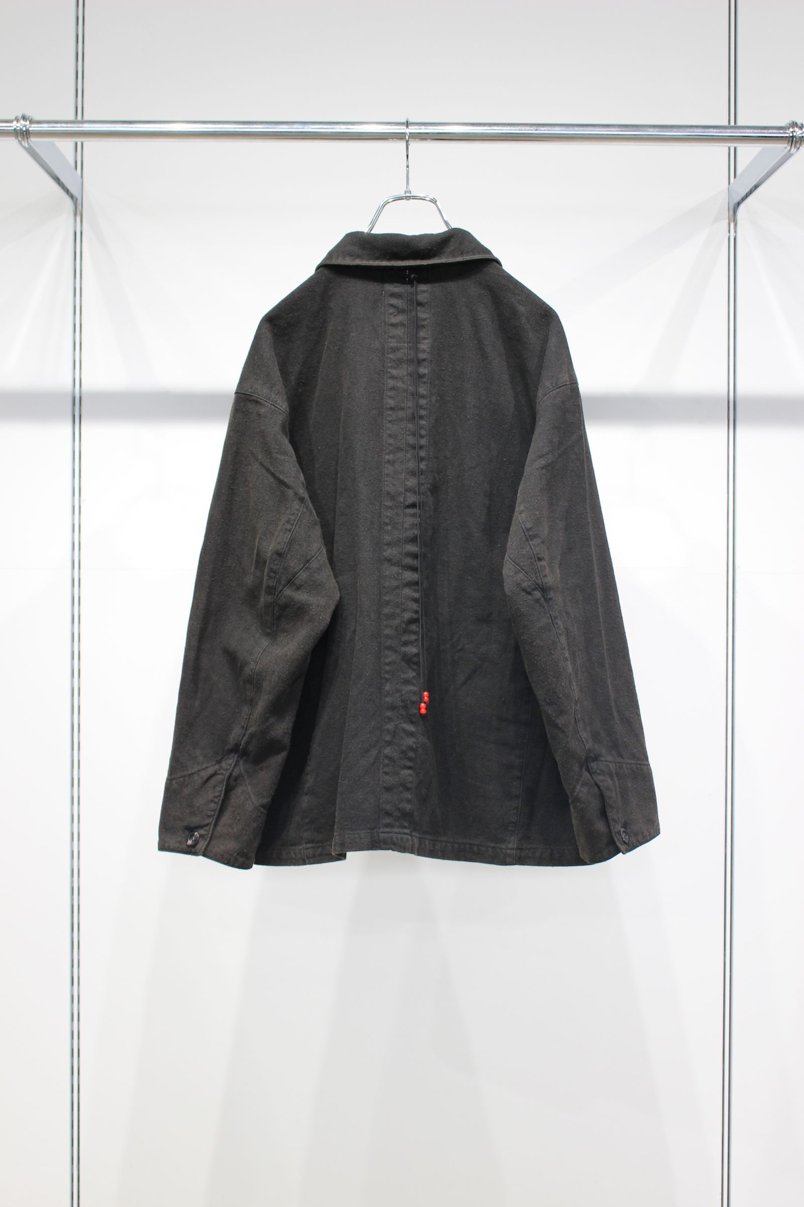 [ラスト1点] C/R DUCK COVERALL JACKET | BLACK | カバーオール