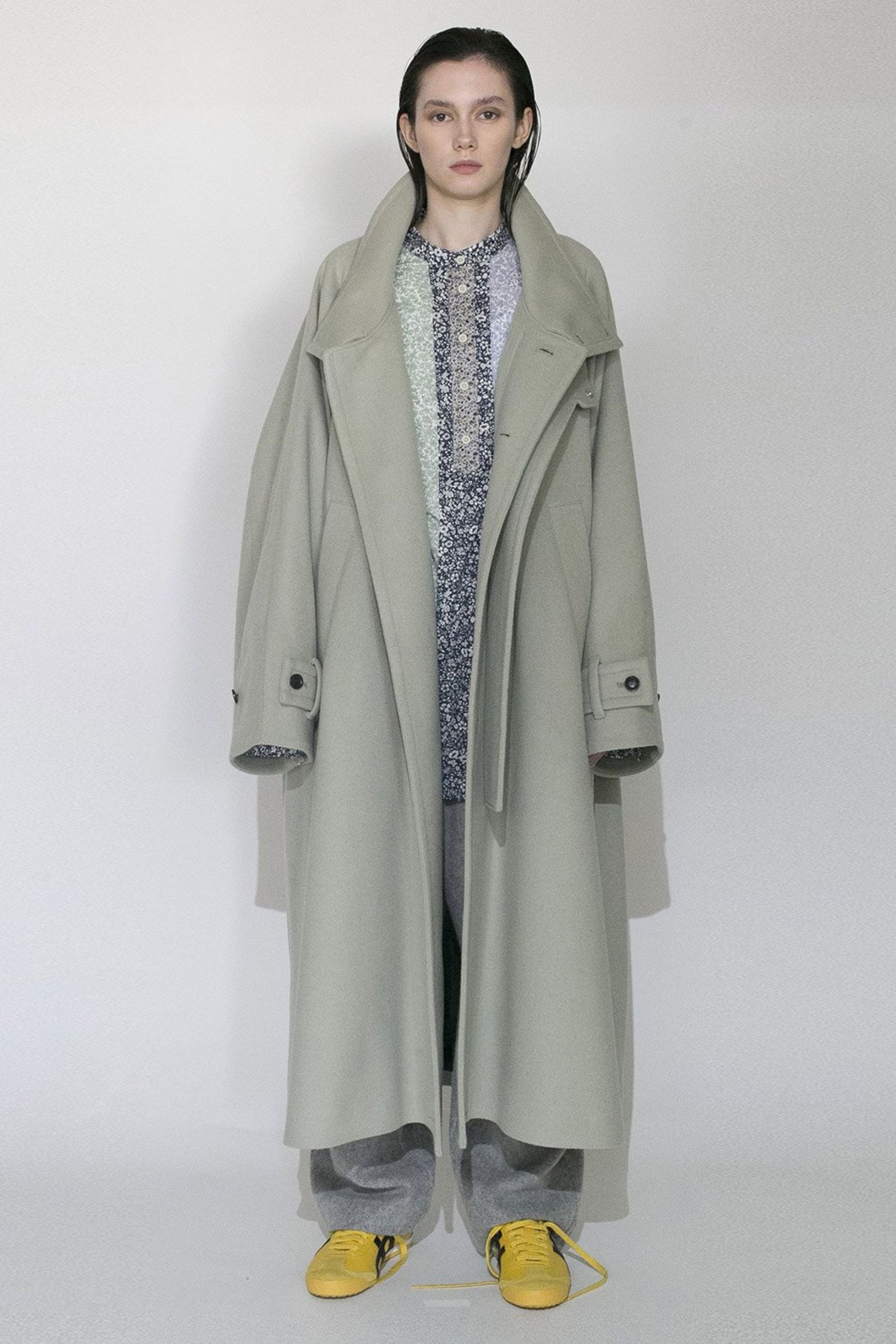 VOAAOV - S100 WOOL BEAVER Stand Collar Long Coat/ロングコート