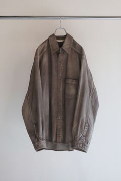 DRESS DENIM SHIRT | BROWN | シャツ