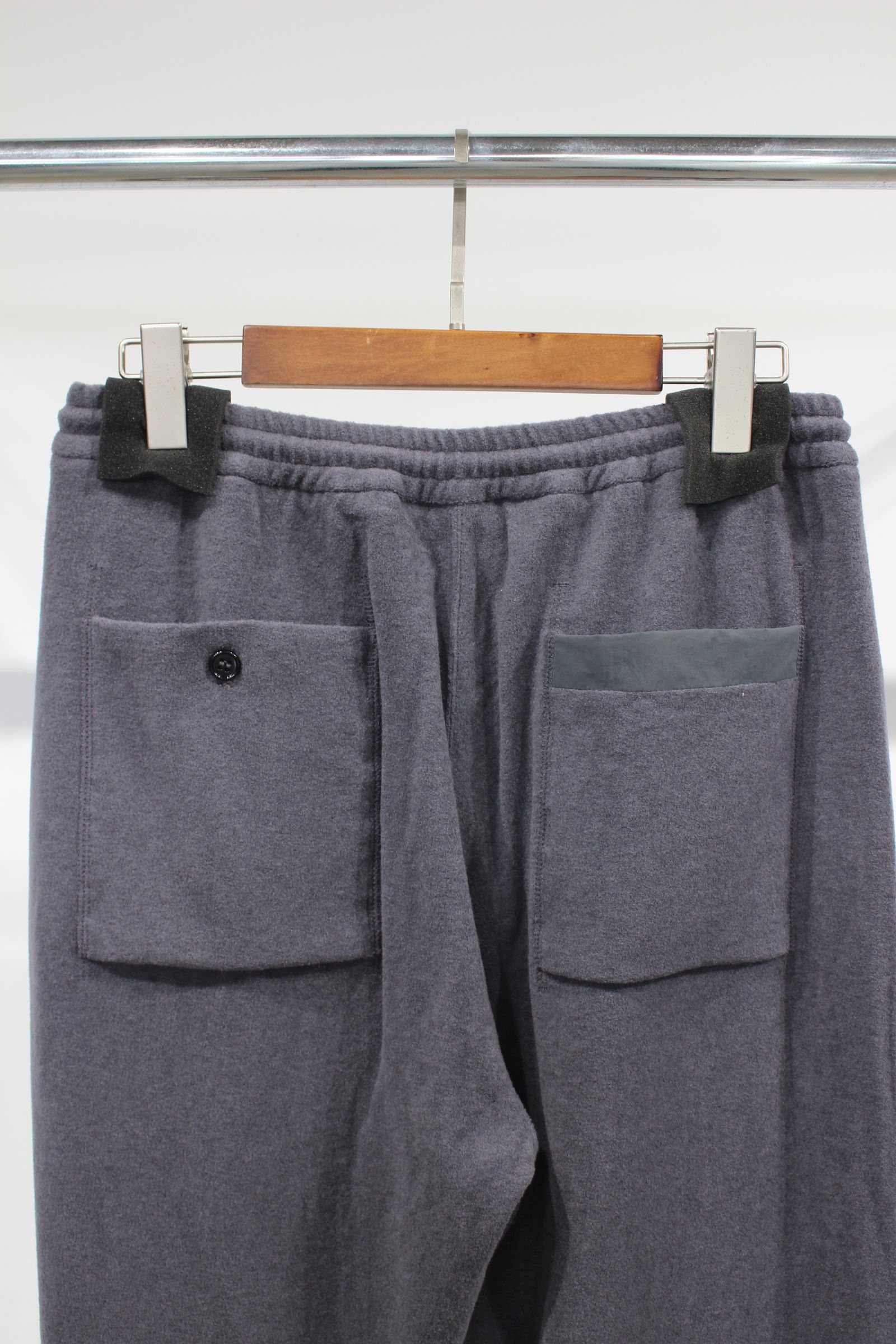 WOOL FLEECE JOGGER/MID GRAY