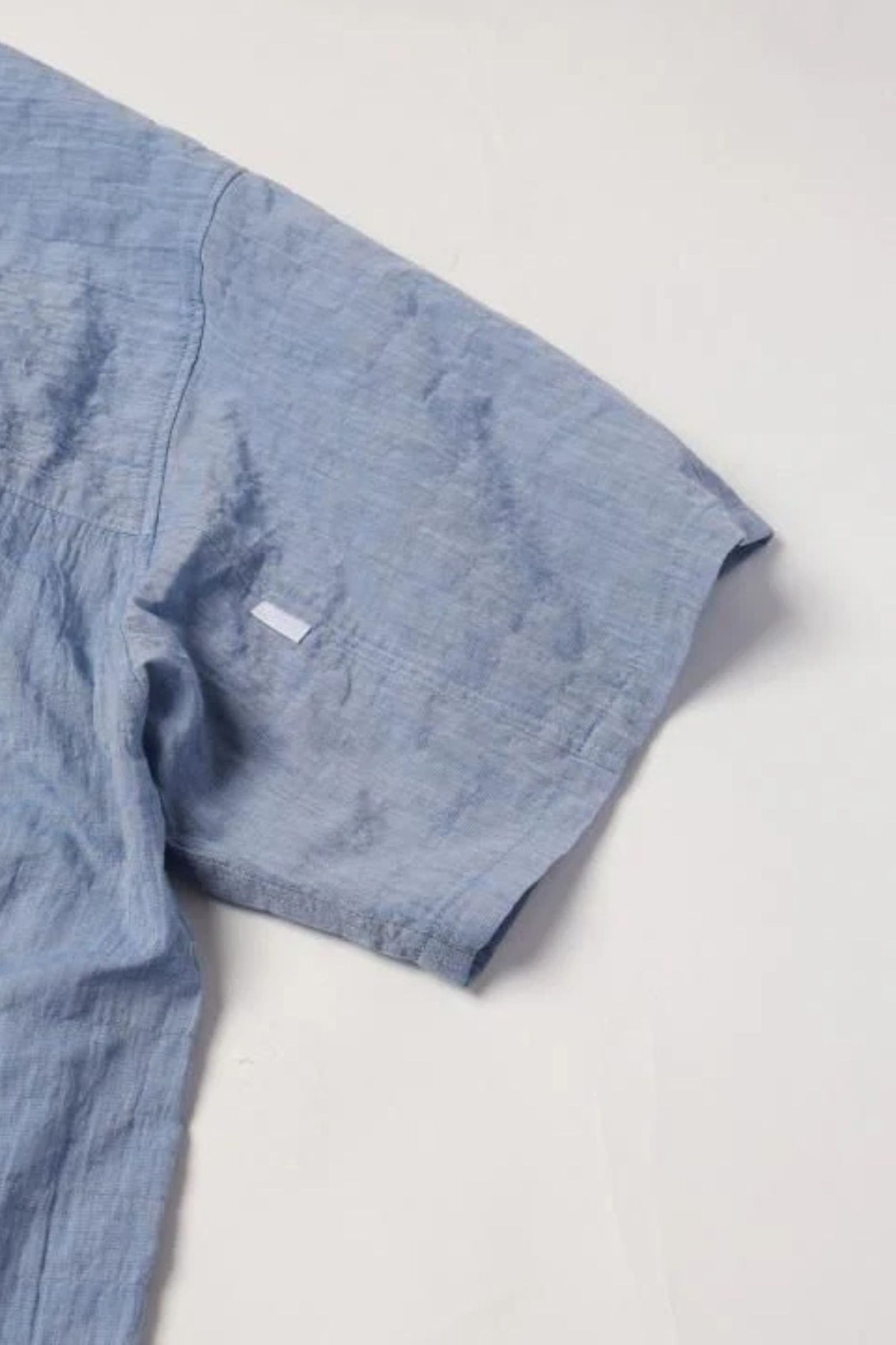 WRINKLE SHIRT S/S | BLUE | シャツ