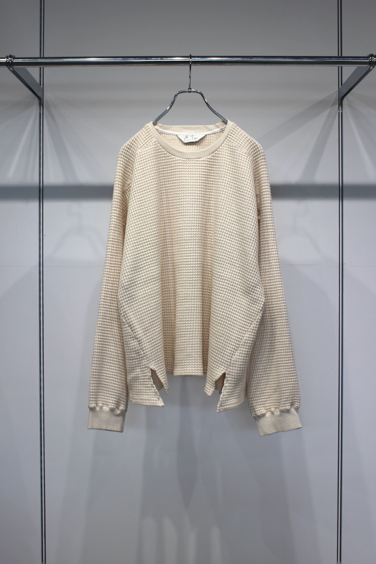 HEAVY WAFFLE OVER LS | IVORY | ヘビーワッフル