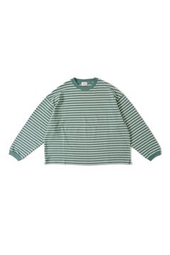 BORDER L/S WIDE T-SHIRT/カットソー