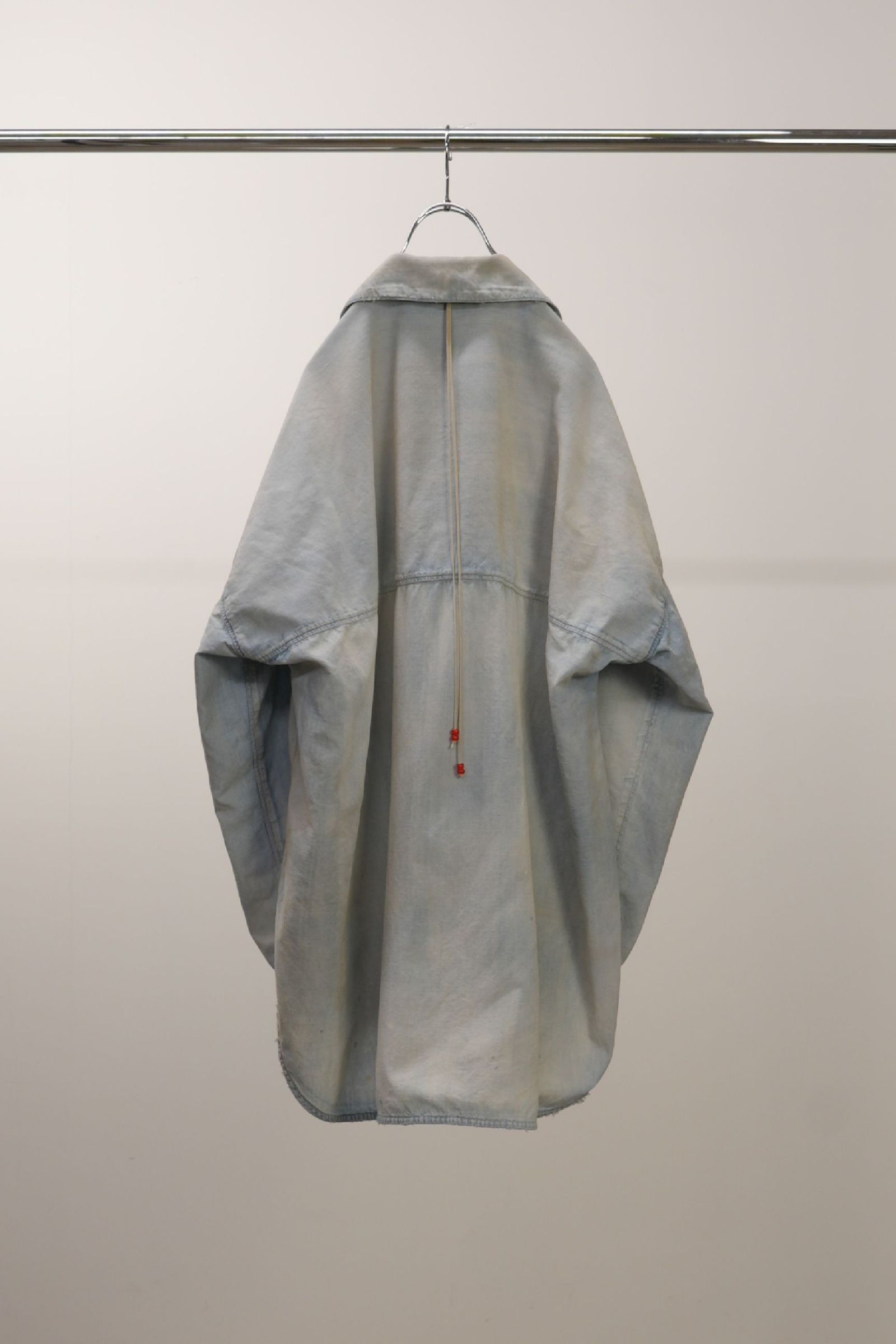[ラスト1点] AGING CHAMBRAY LONG SHIRT | INDIGO | シャンブレーシャツ