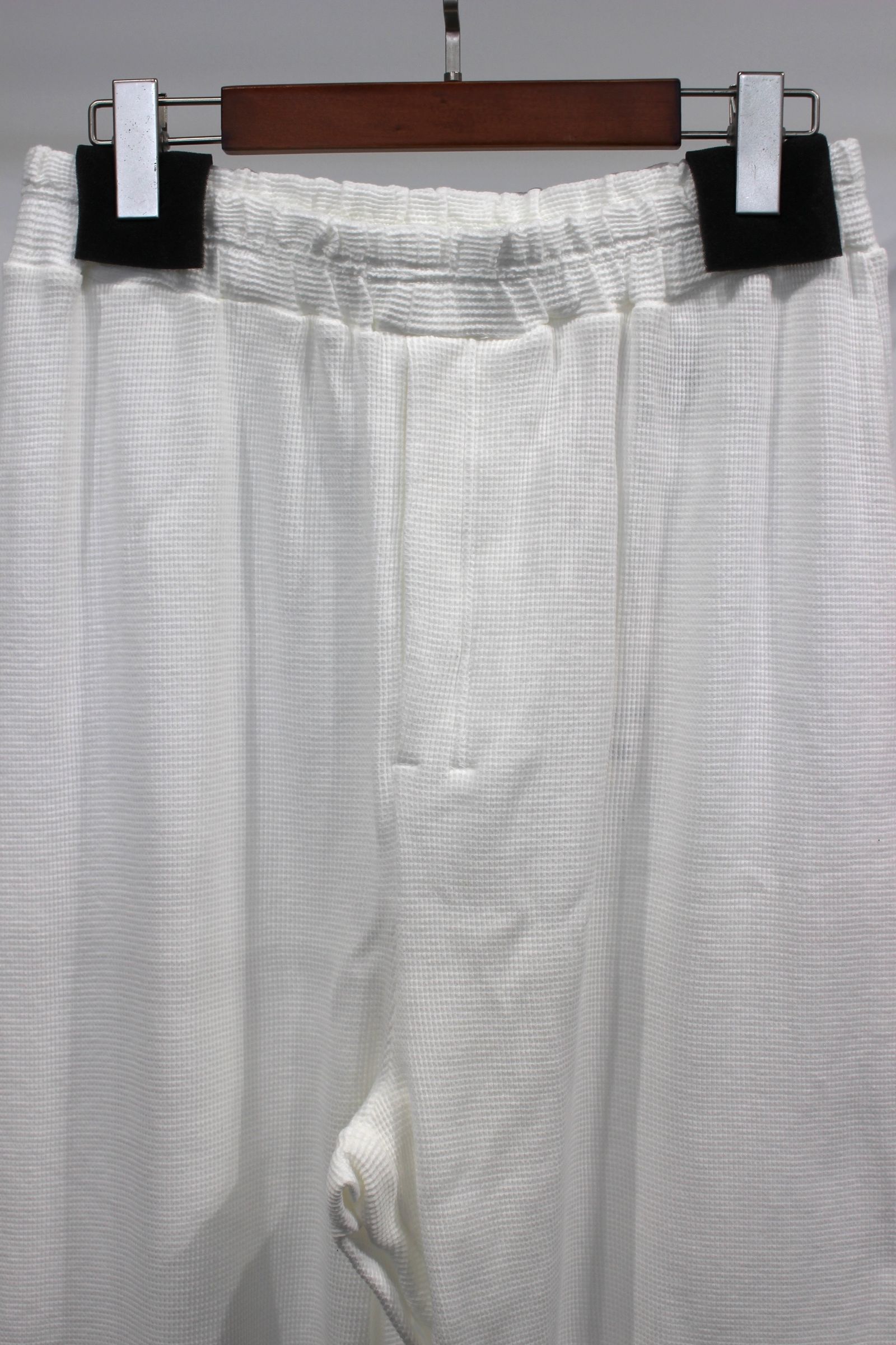 DAMAGE WAFFLE EASY PANTS | WHITE | ワッフルパンツ