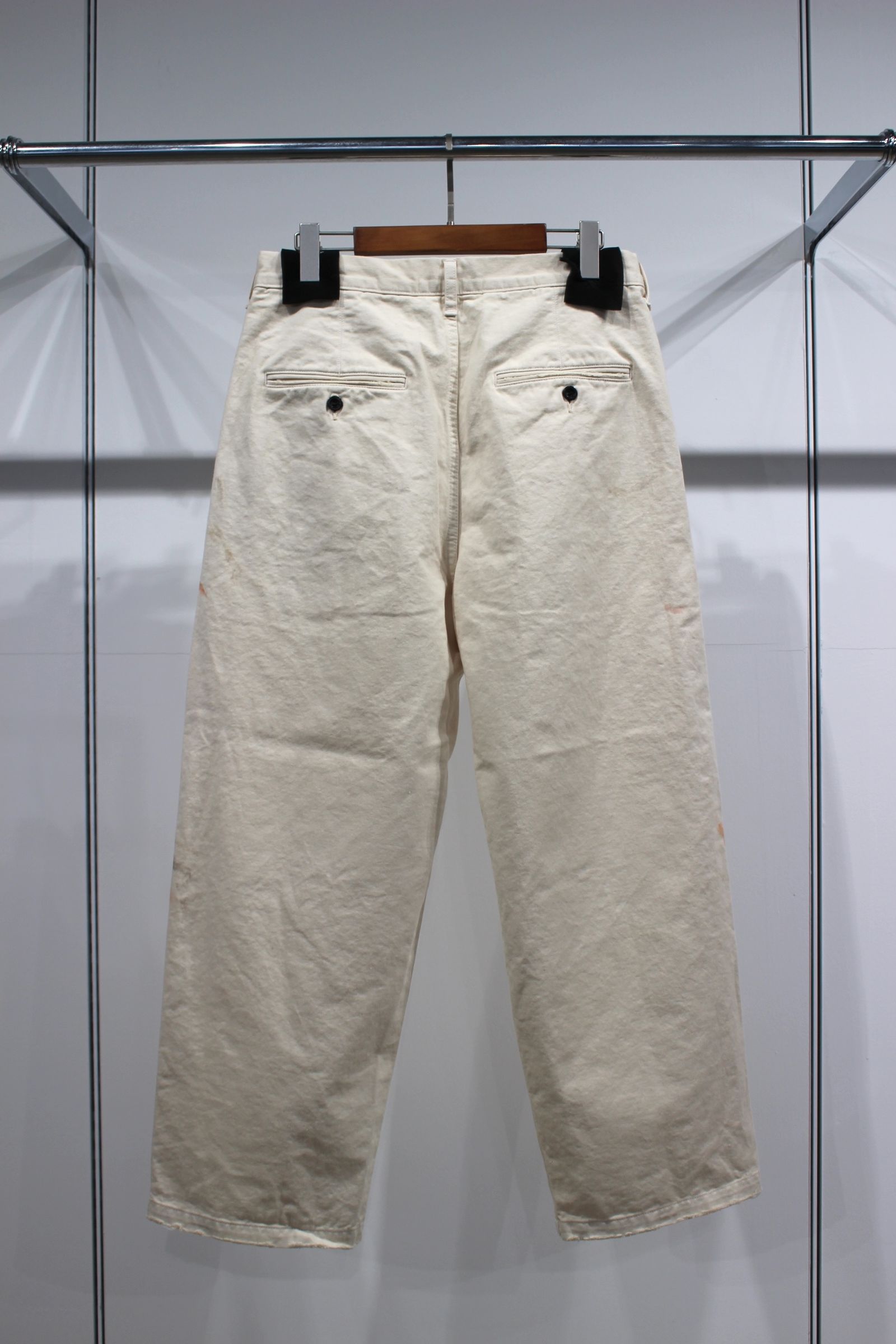 ANCELLM - PAINT CHINO TROUSERS/BEIGE | NapsNote