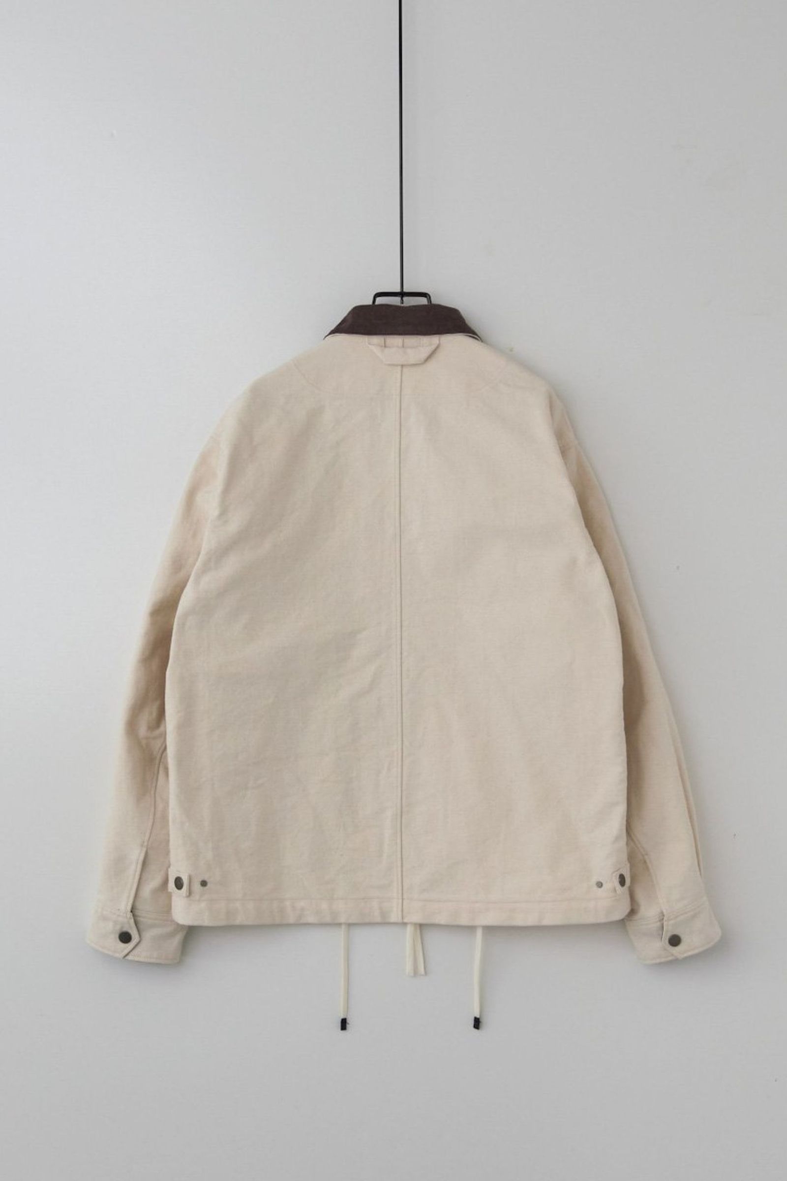 JENS SHORT BLOUSON "moleskin" | ECRU | ブルゾン