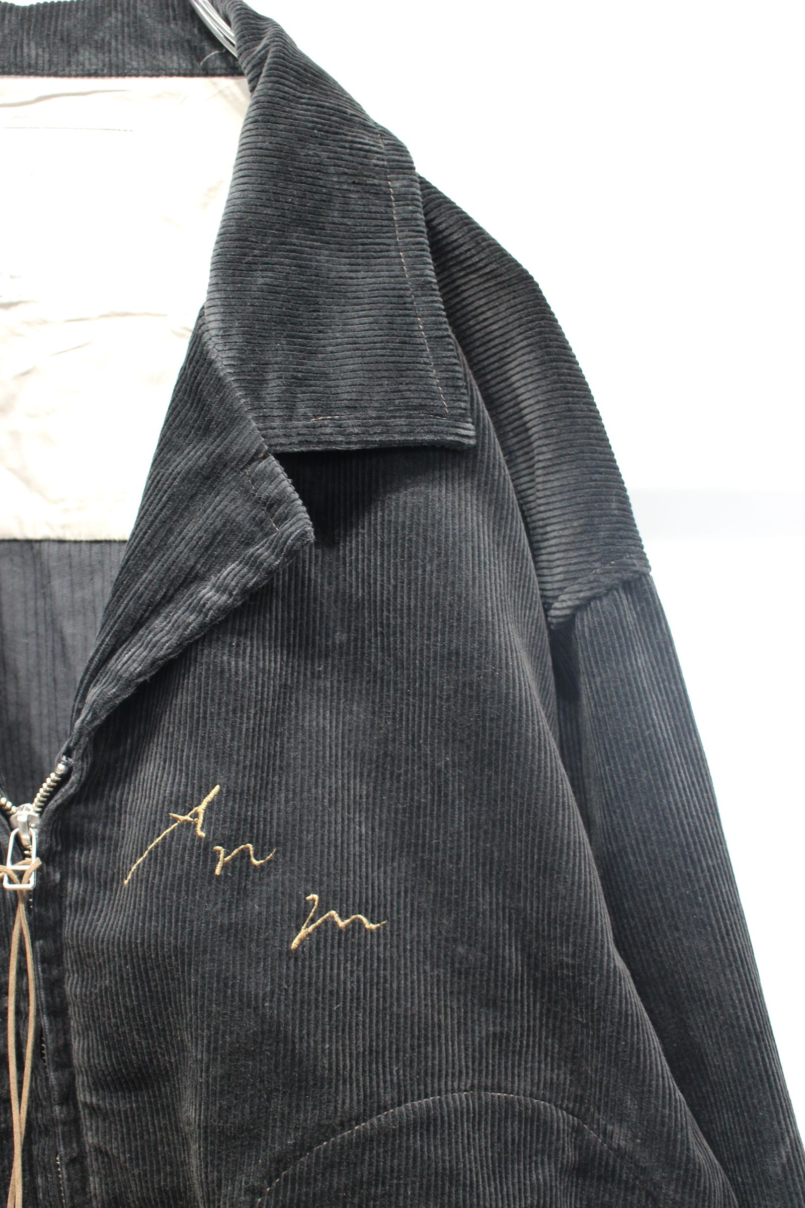 CORDUROY ZIPUP JACKET | BLACK | コーデュロイジャケット