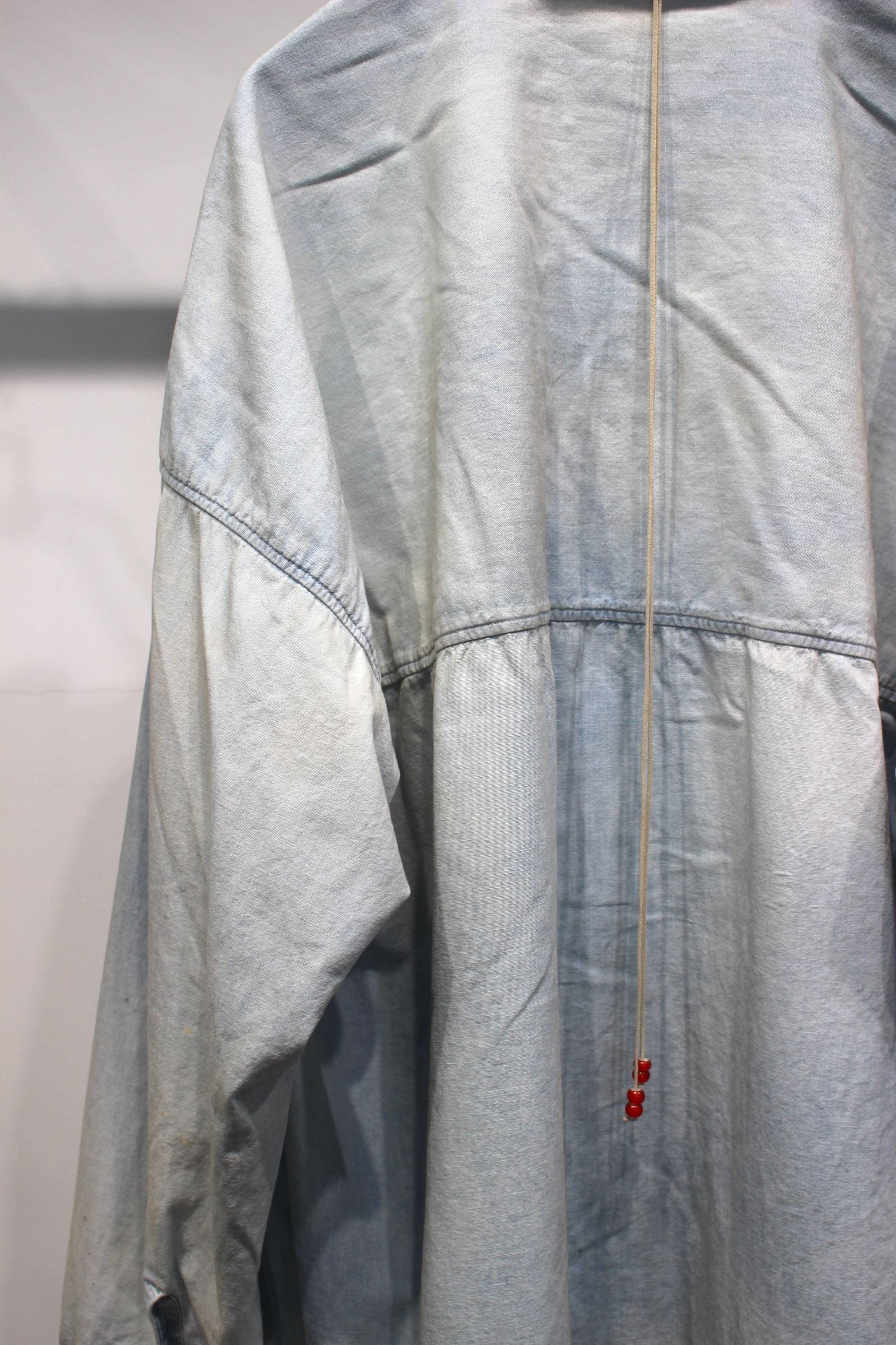 [ラスト1点] AGING CHAMBRAY LONG SHIRT | INDIGO | シャンブレーシャツ