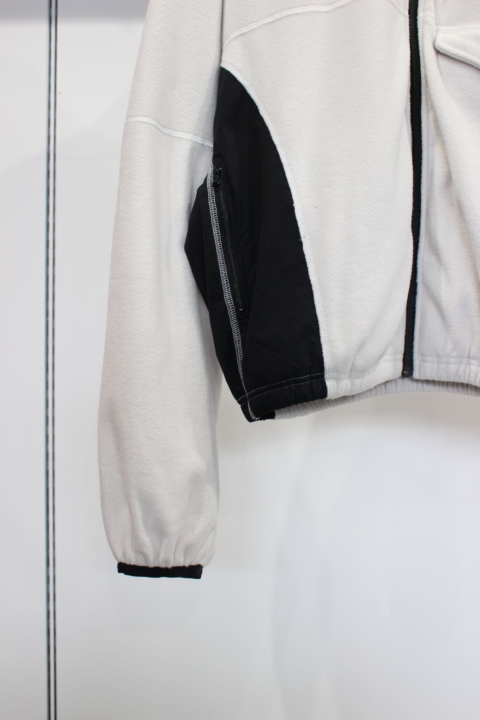 FLEECE SWITCHING JACKET | WHITE | フリース