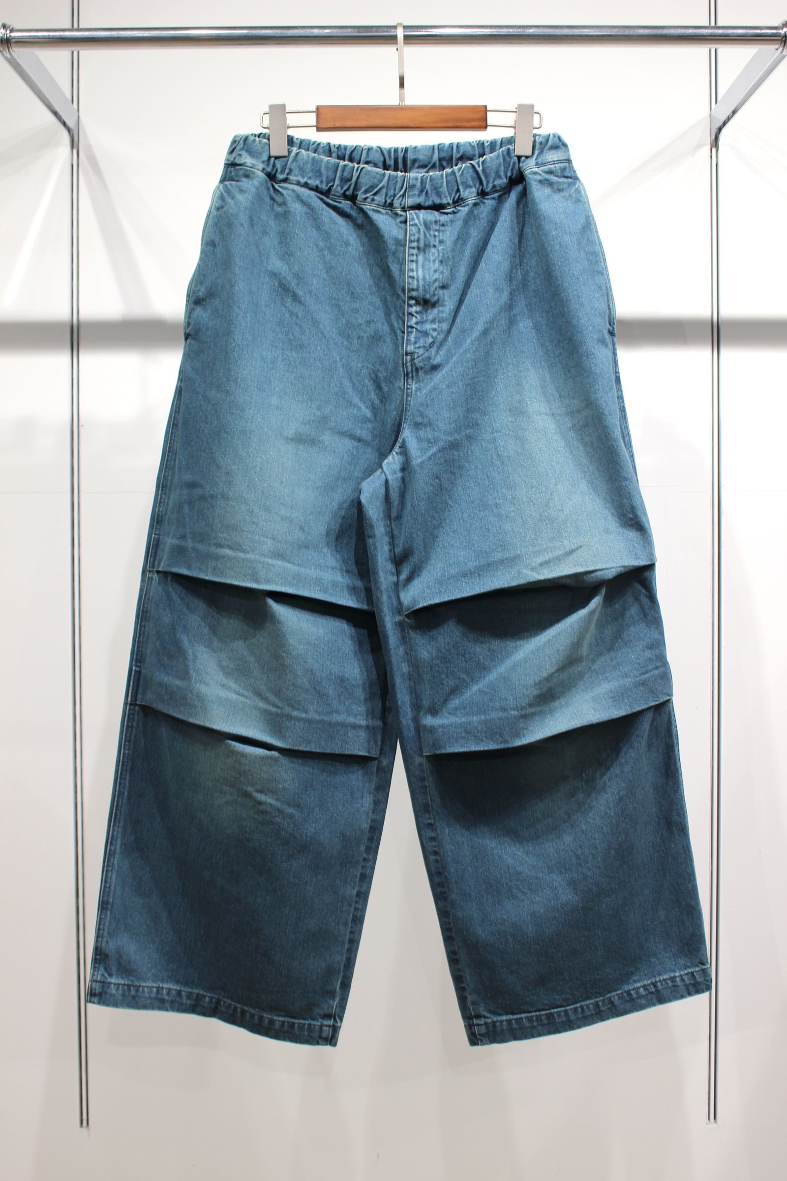 [ラスト1点] PARACHUTE DENIM PANTS | INDIGO | デニム