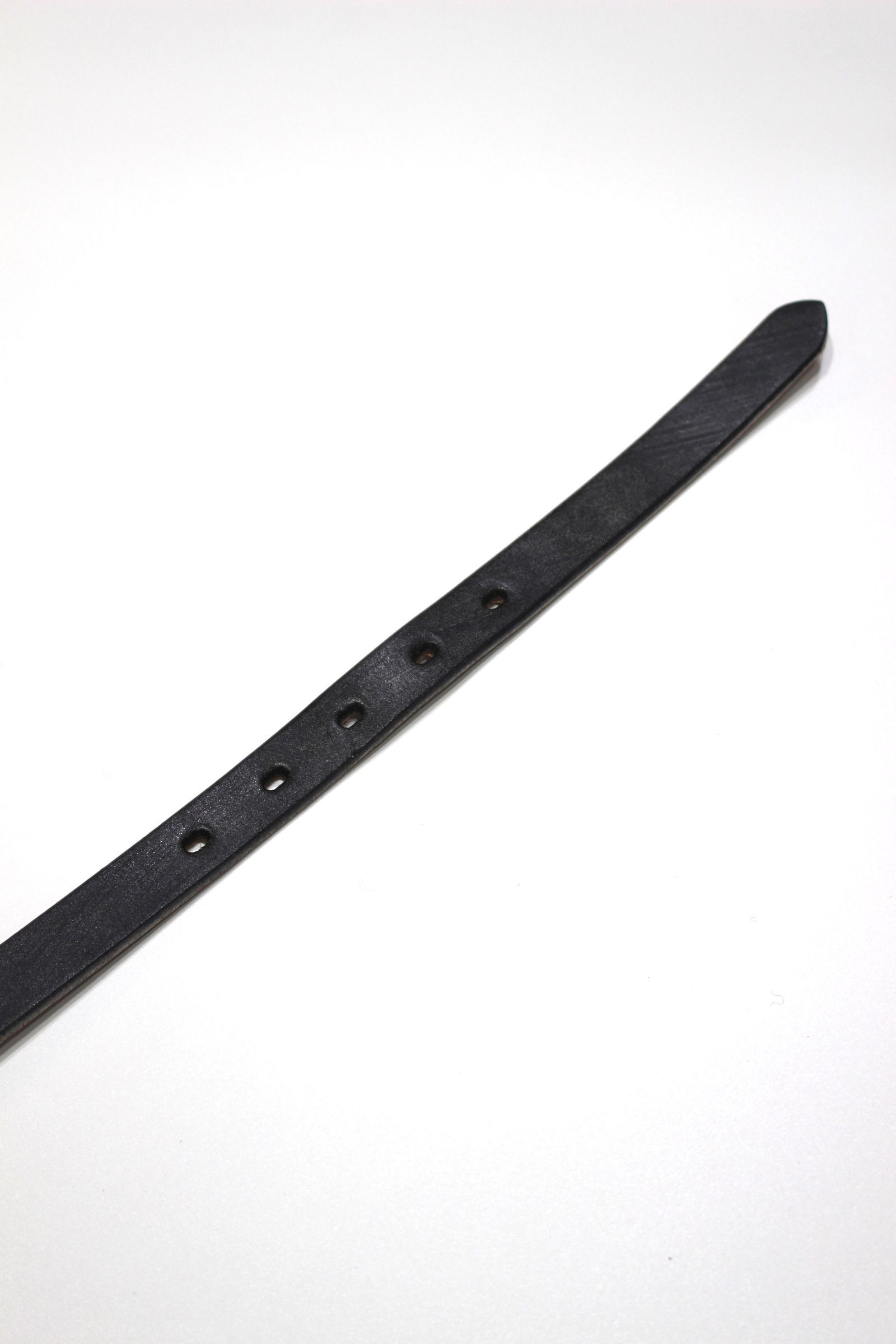 20mm OAK BARK LEATHER BELT | BLACK | ベルト | 幅2.0cm