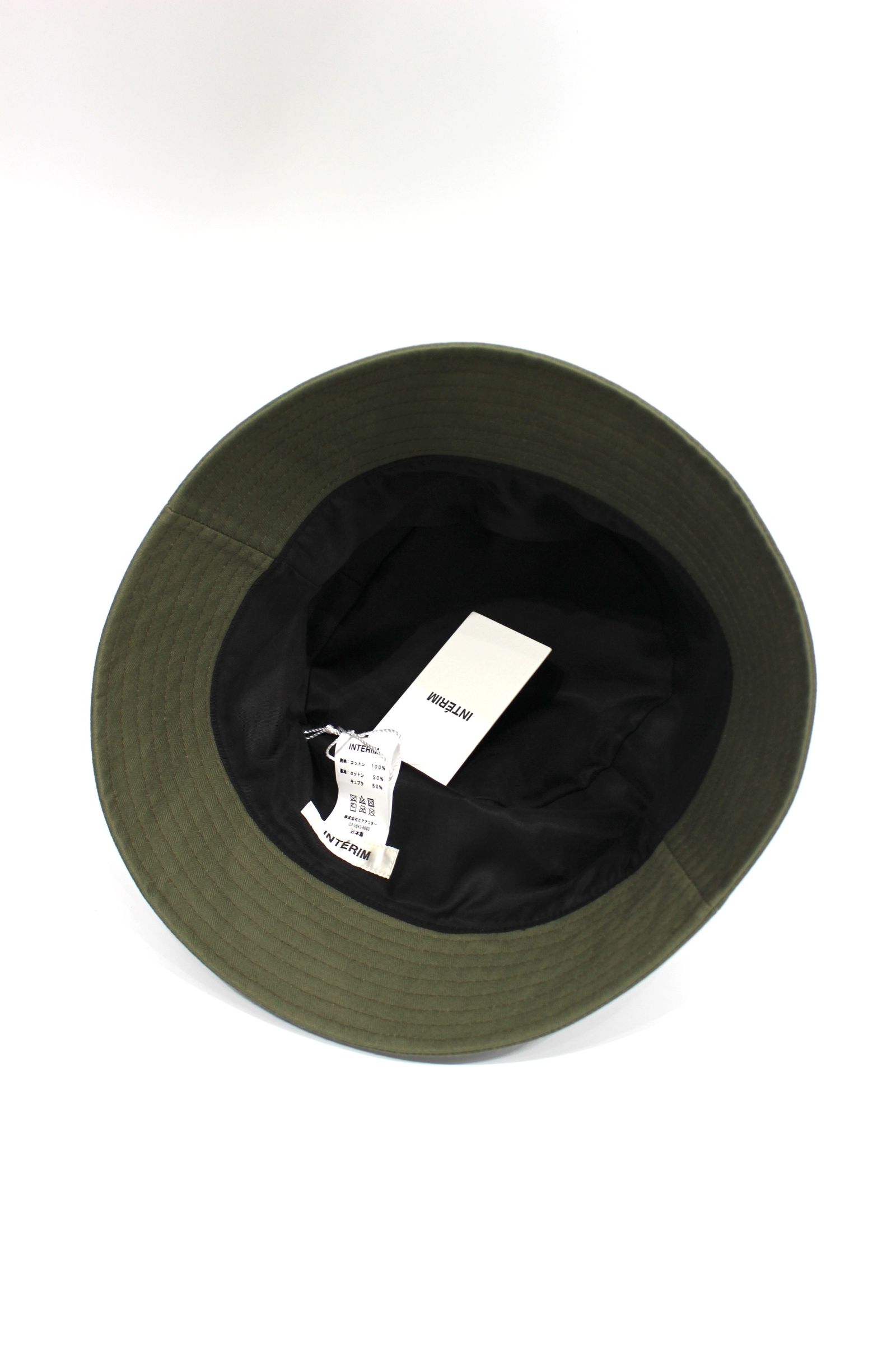 ORGANIC COTTON HBT TWILL BUCKET HAT | OLIVE | バケットハット