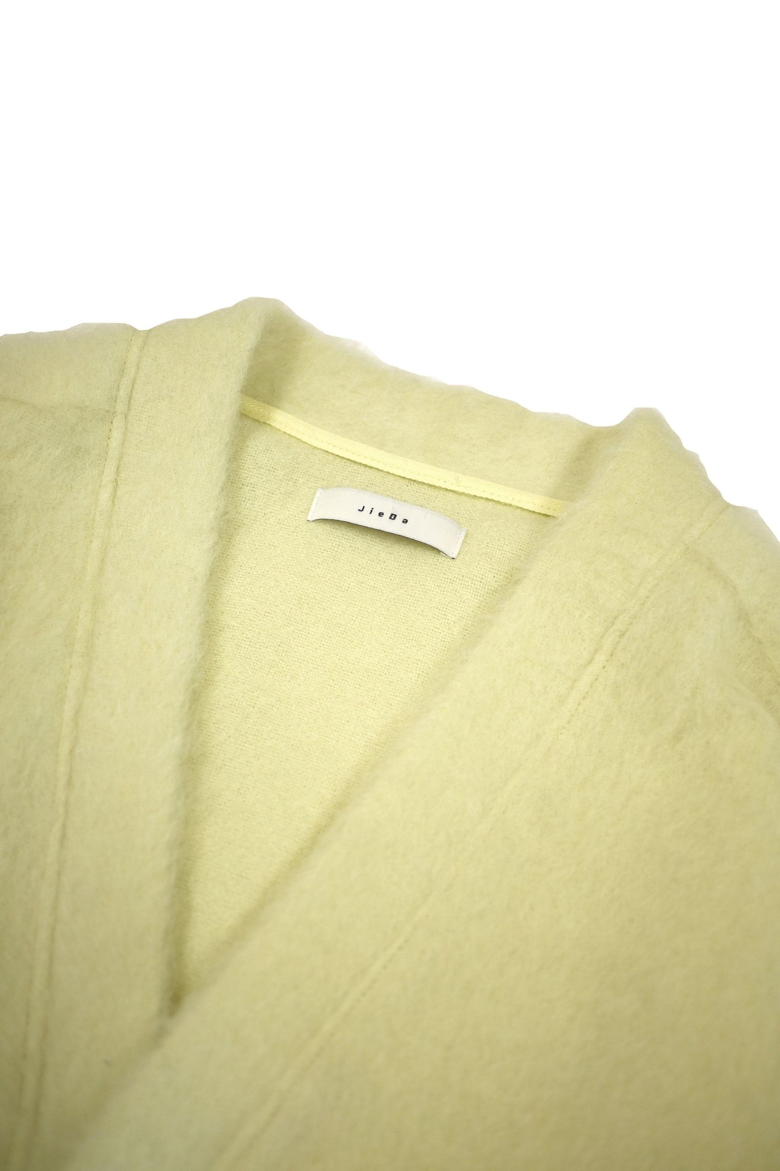 JieDa - MOHAIR CARDIGAN/YELLOW | NapsNote