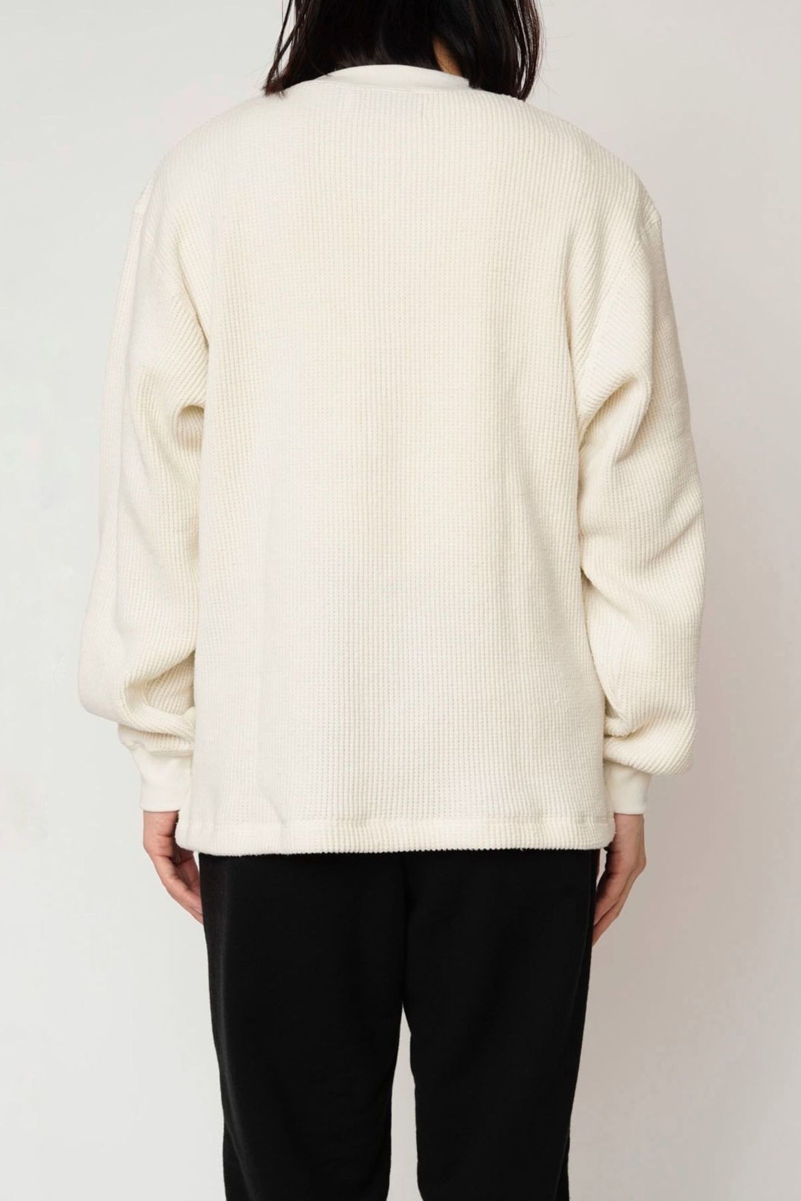 HENRY NECK L/S T-SHIRTS | IVORY | カットソー