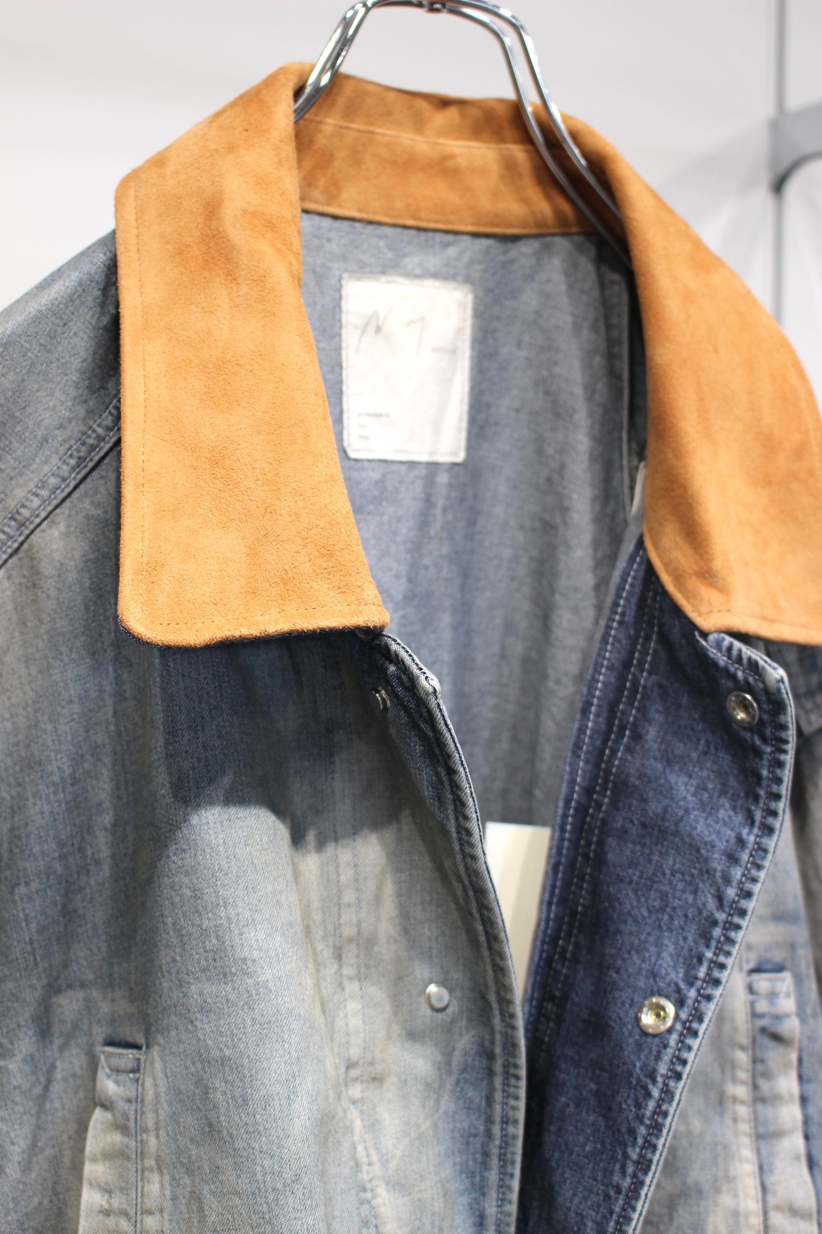 AGING DENIM HALF JACKET | INDIGO | デニムハーフジャケット