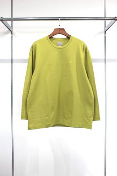 EMBROIDERY L/S TEE | LIME | カットソー