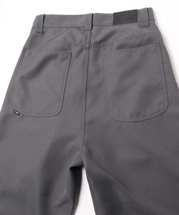 WIDE ONE TUCK STRAIGHT PANTS | GRAY | ワイドストレートパンツ
