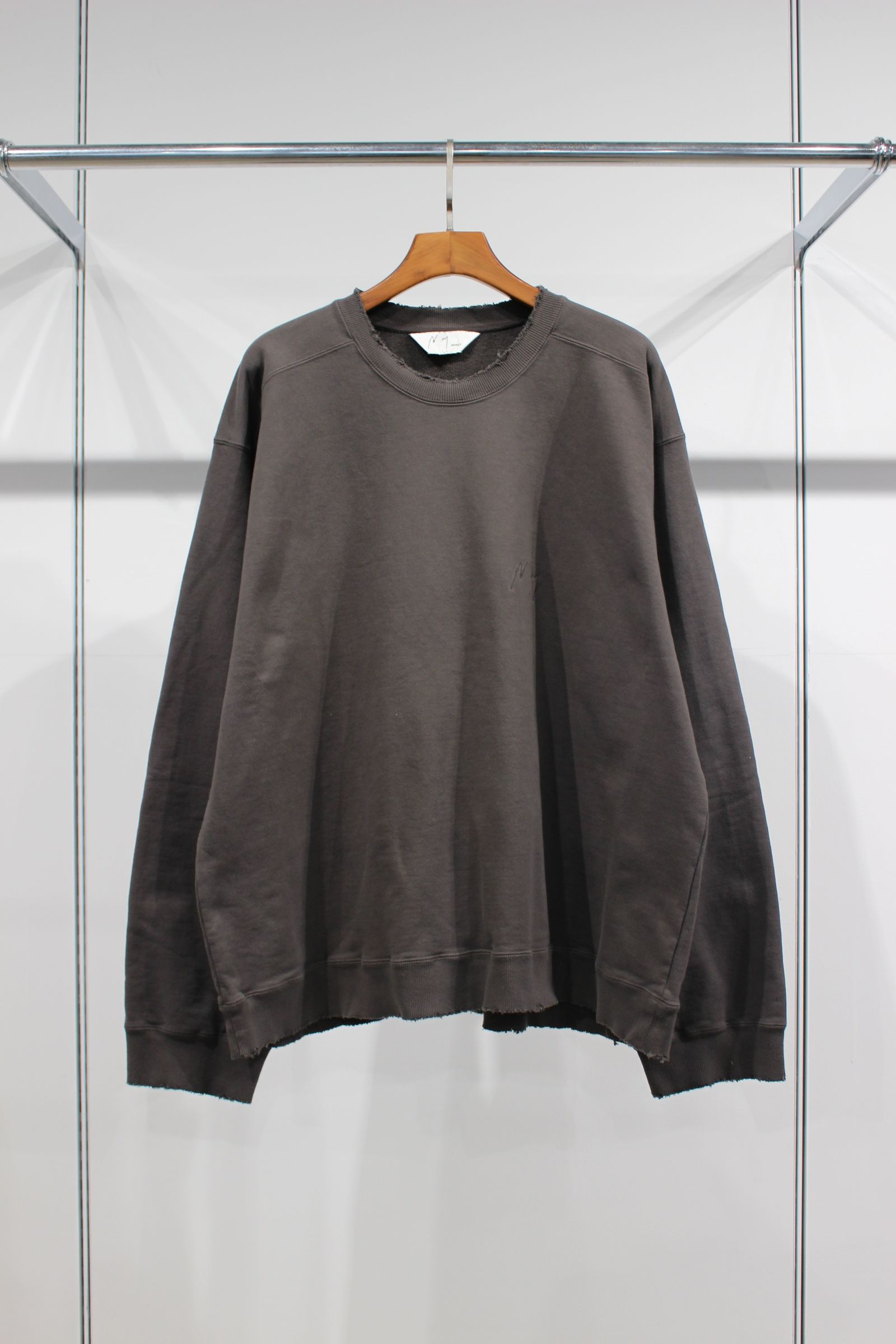 ANCELLM - AGING OVER SWEAT SHIRT/IVORY | NapsNote