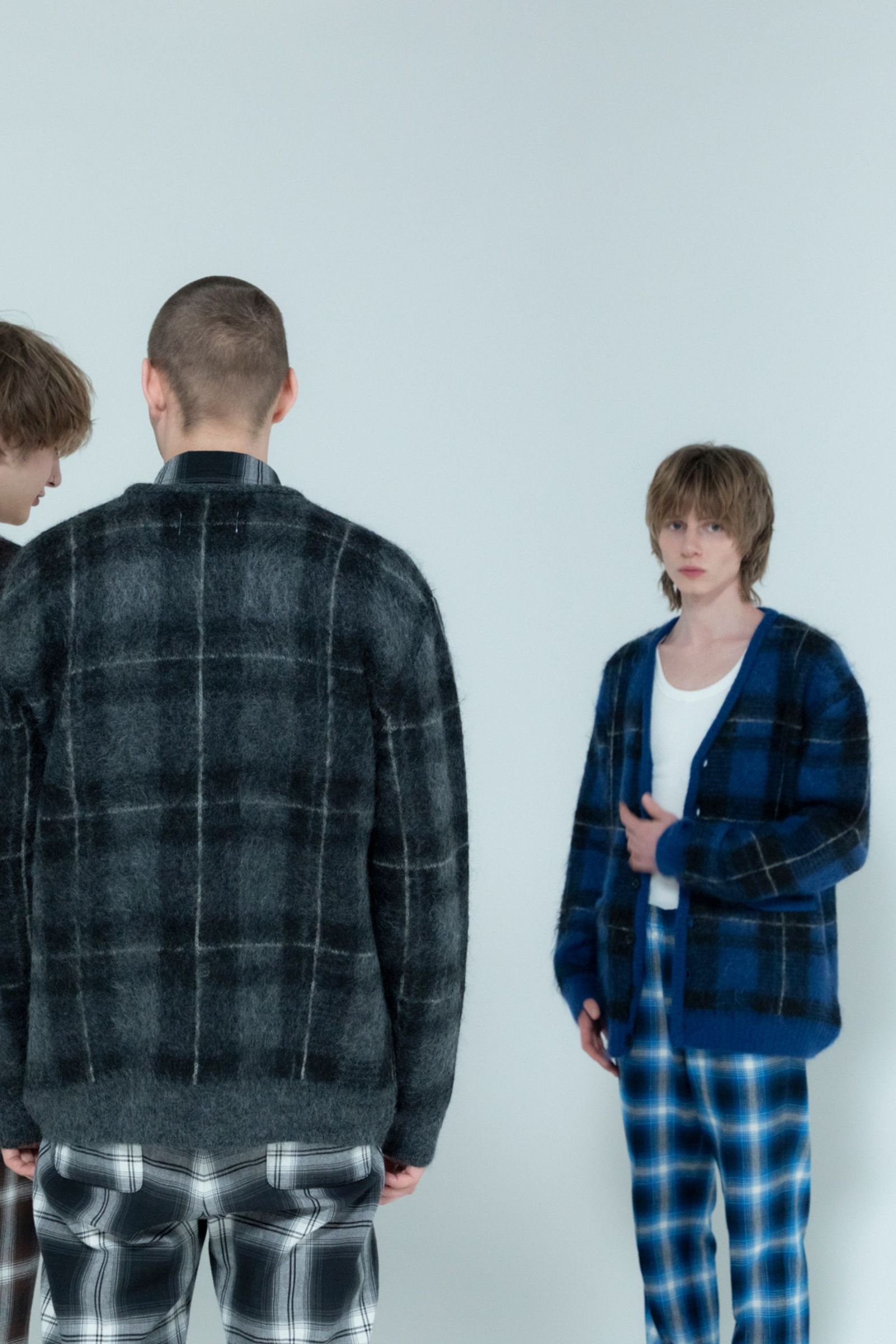 [ラスト1点] Mohair Cardigan | BLUE | カーディガン