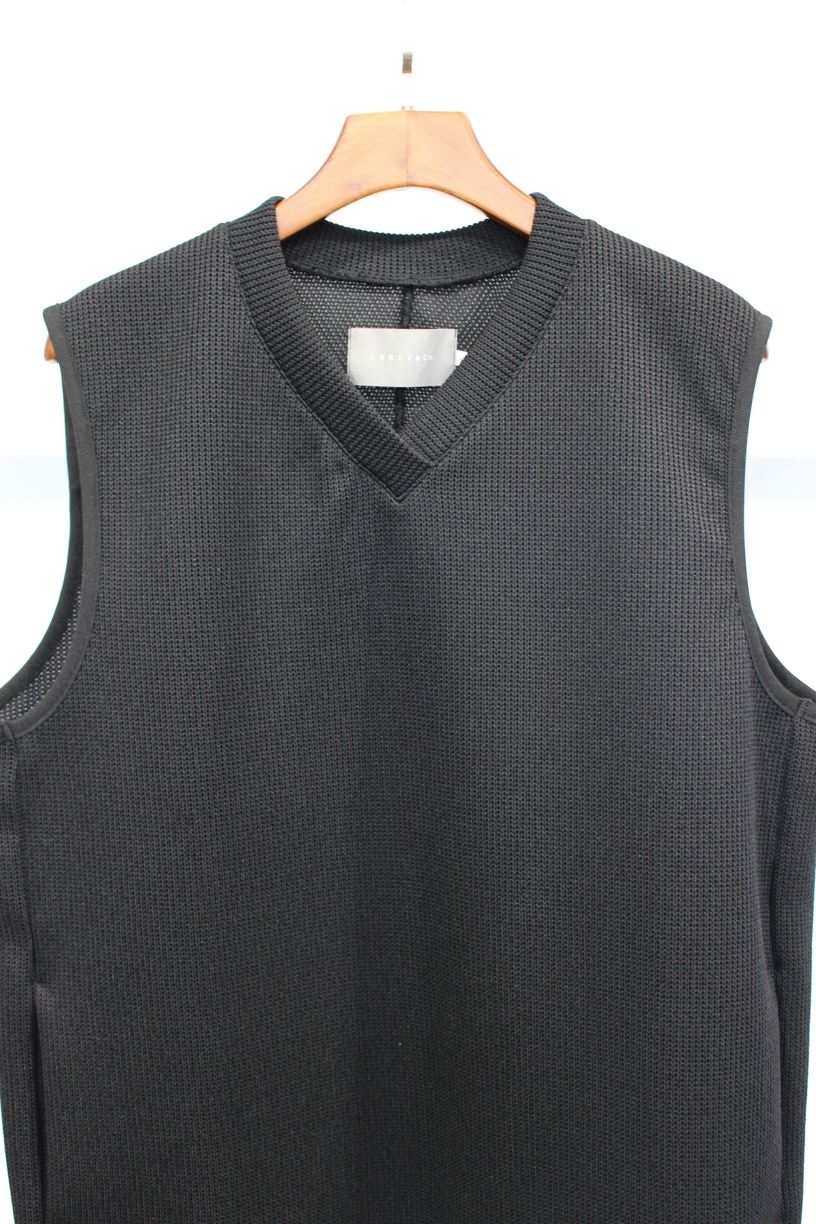 DRY KNIT VEST/BLACK