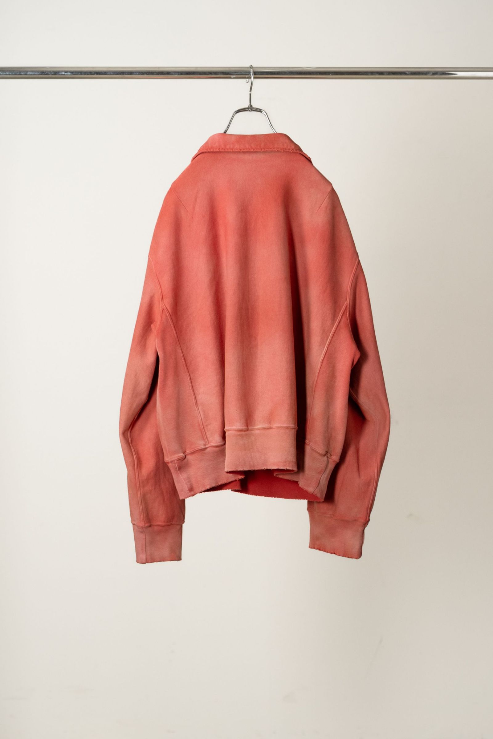 FLEECE-LINED SWEAT PULLOVER | RED | スウェット