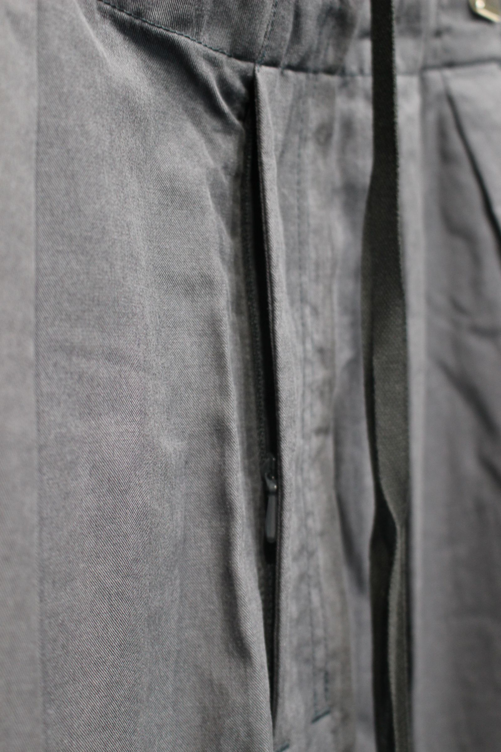 L/C TUCK EASY PANTS | NAVY | イージーパンツ