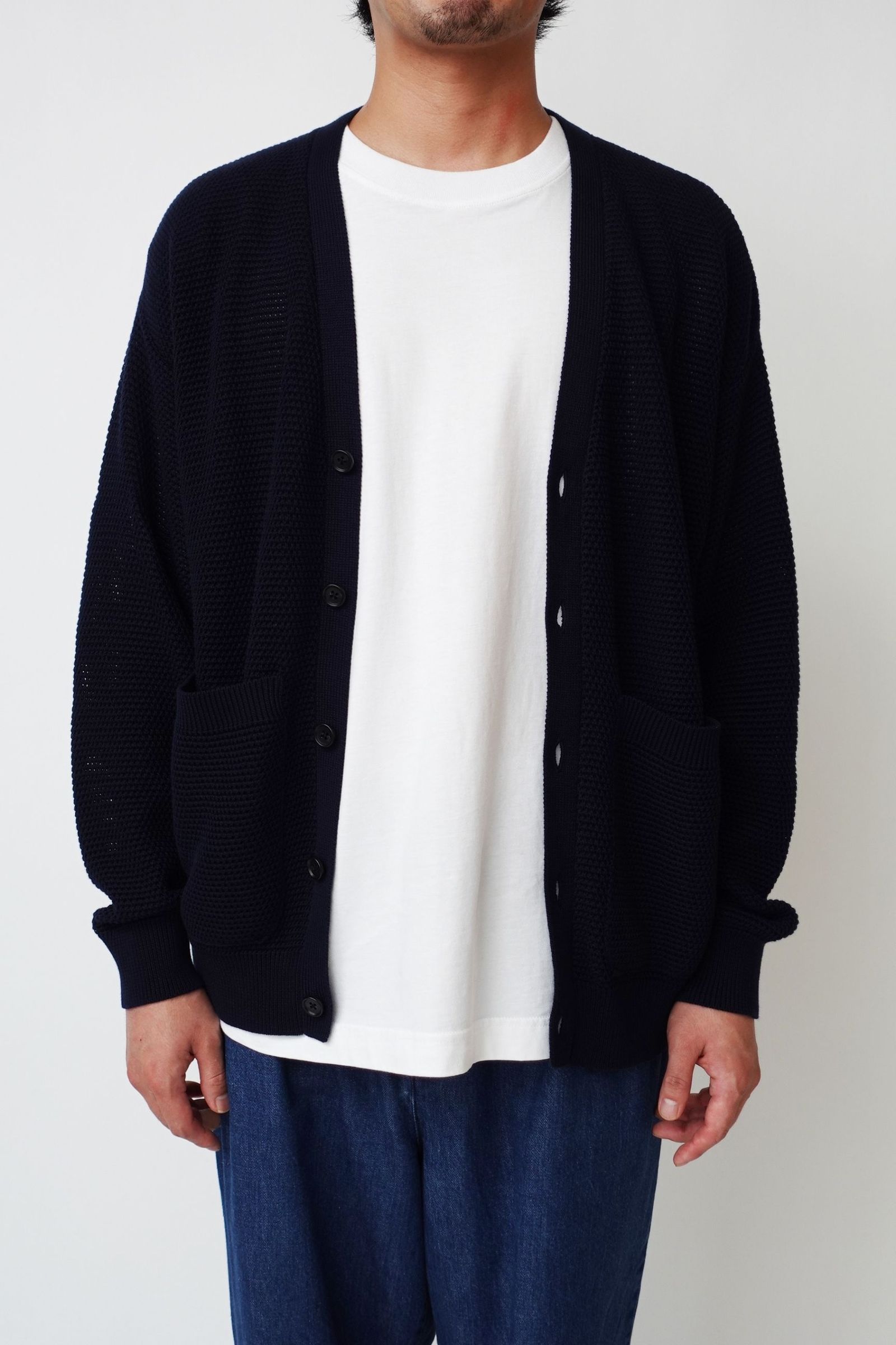 EVCON - COTTON KNIT CARDIGAN/コットンニットカーディガン | NapsNote