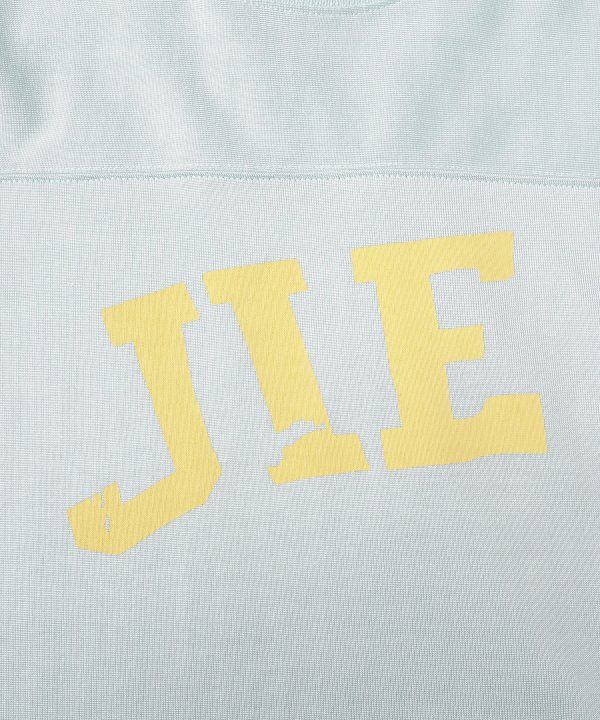 FOOTBALL PLATING OVERSIZED T-SHIRT/フットボールtシャツ/サックス