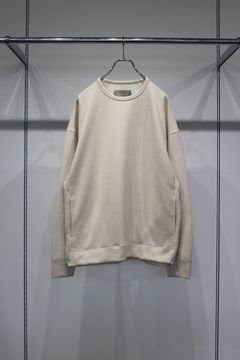 MOLLE YARN TWILL KNIT P/O | IVORY | クルーネックプルオーバー