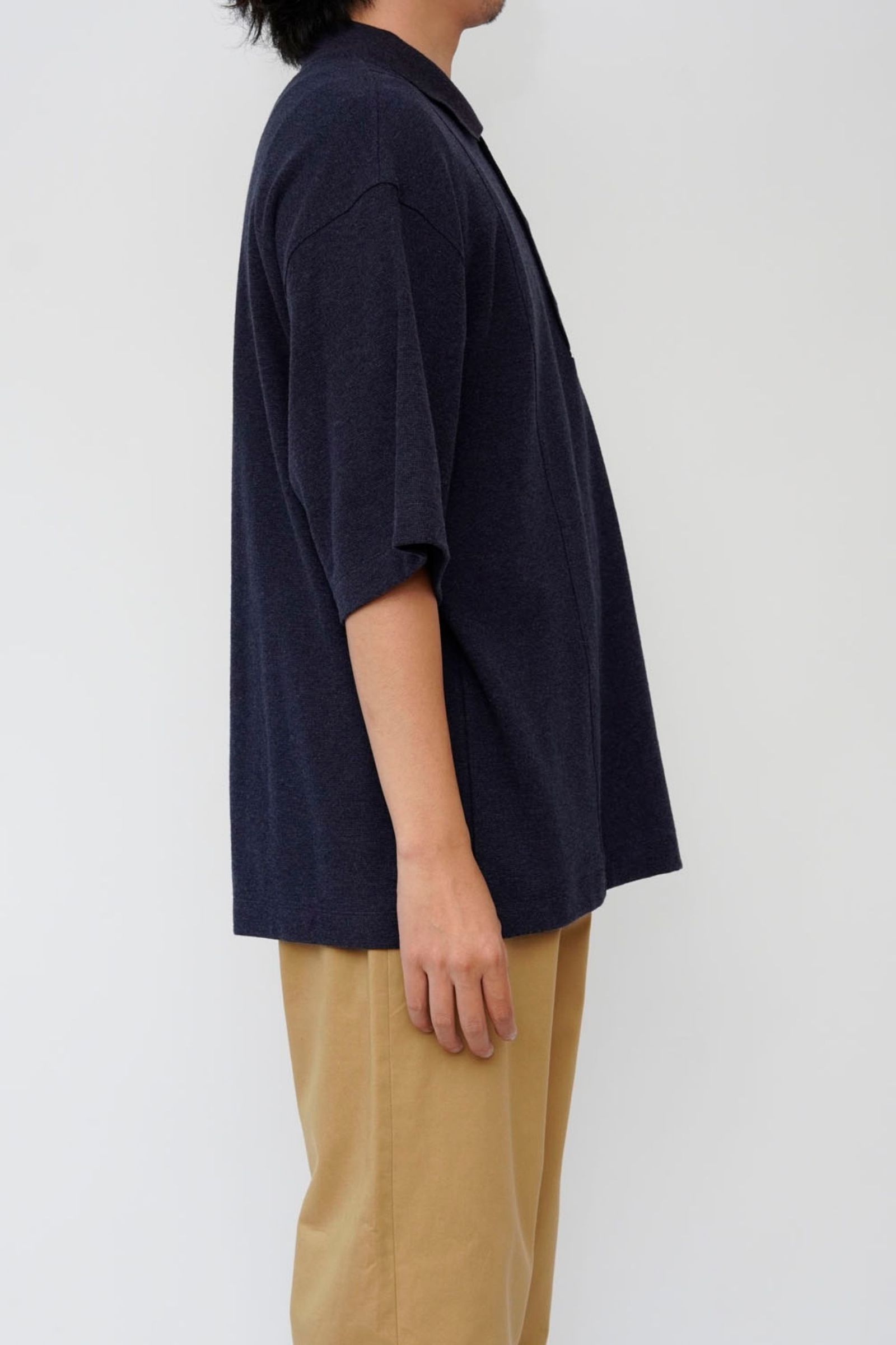 【EVCON】 Polo L/S Shirts BLK サイズ3 EVCON - COTTON KNIT S/S POLO/BLACK | NapsNote