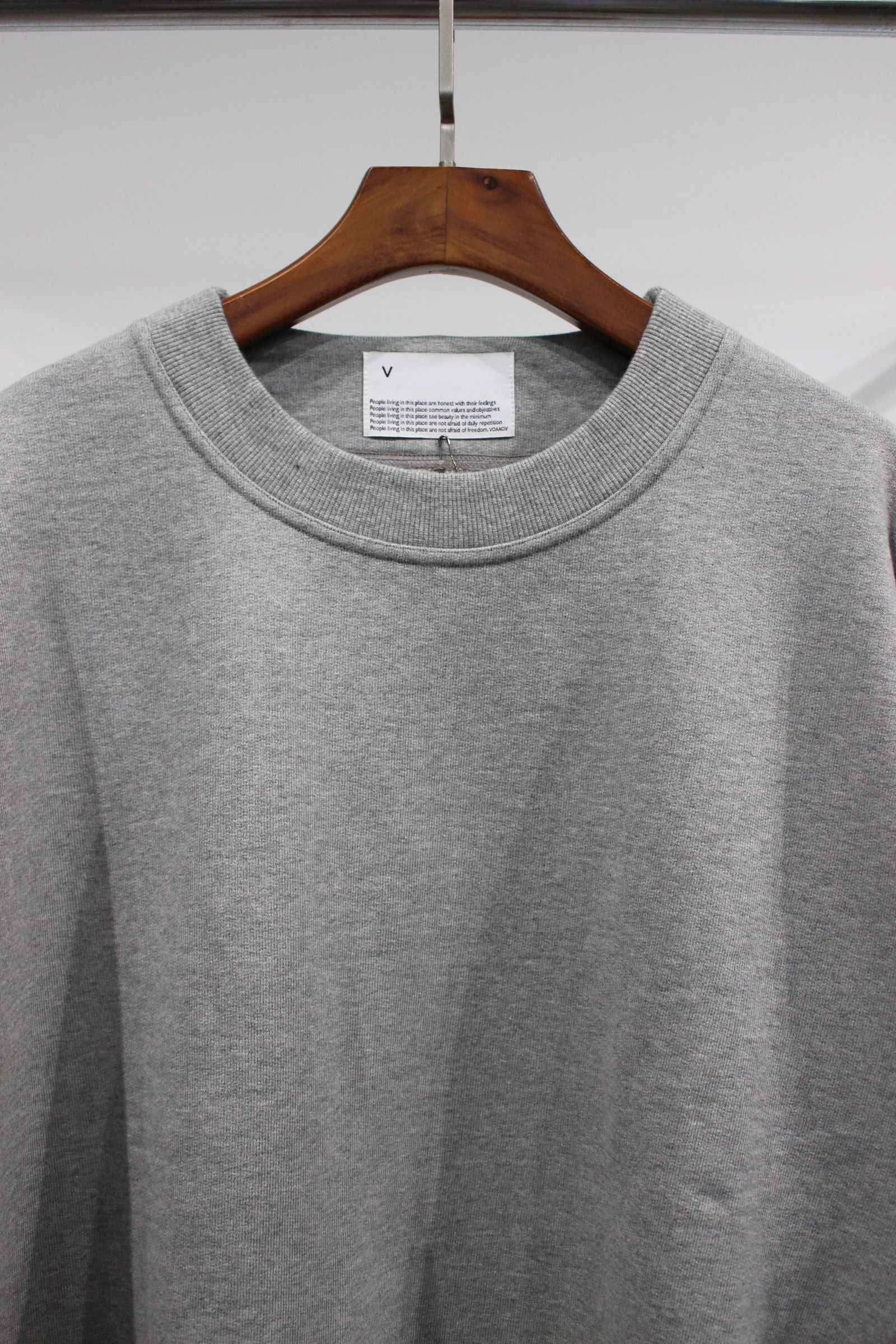 PILE KNITTING SWEAT Crew Neck Shirt/スウェット