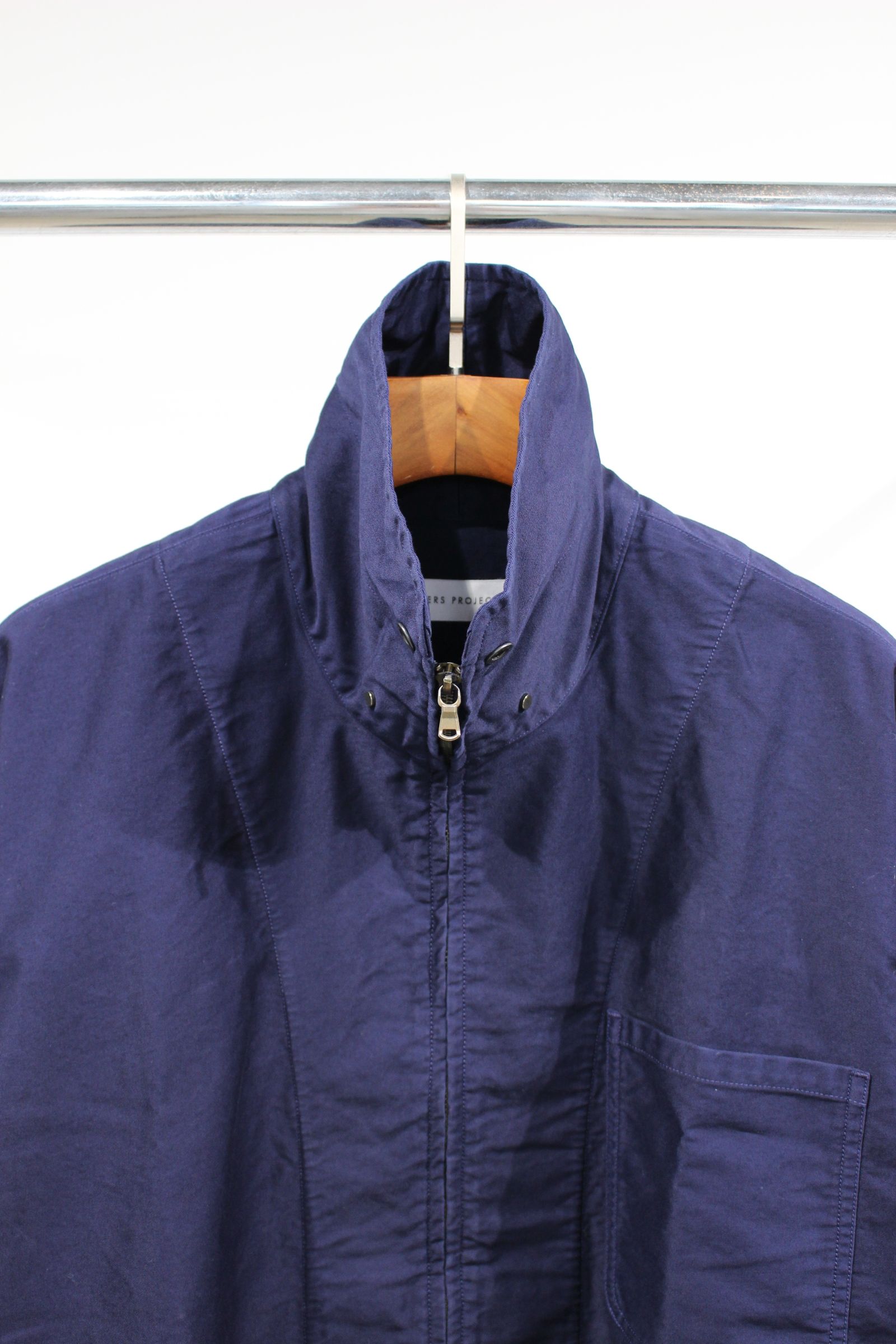 SCHMITT Zip Collar Shircket | BLUE | シャツジャケット